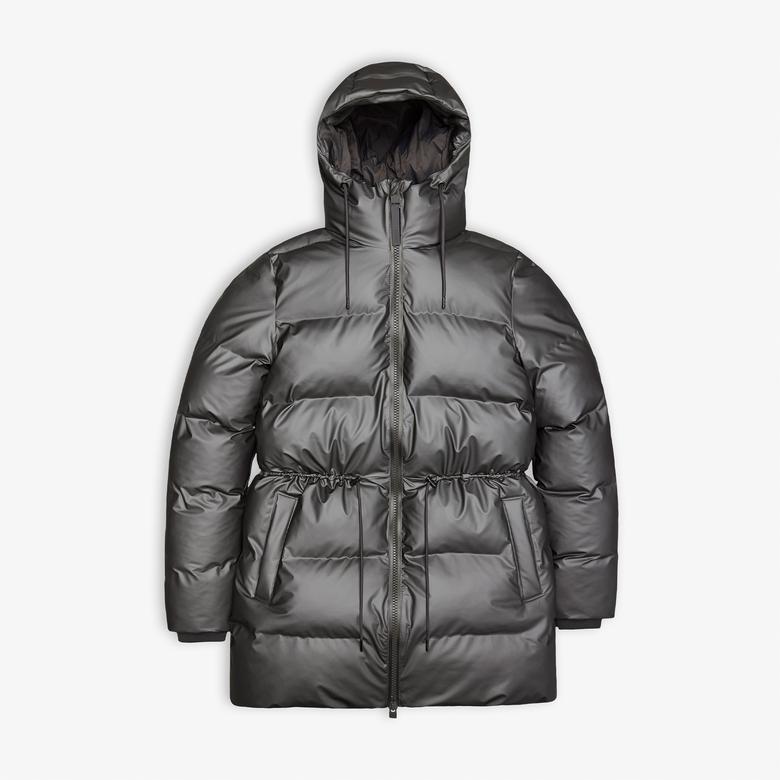 Rains Alta Puffer W3T4 Kadın Gri Mont