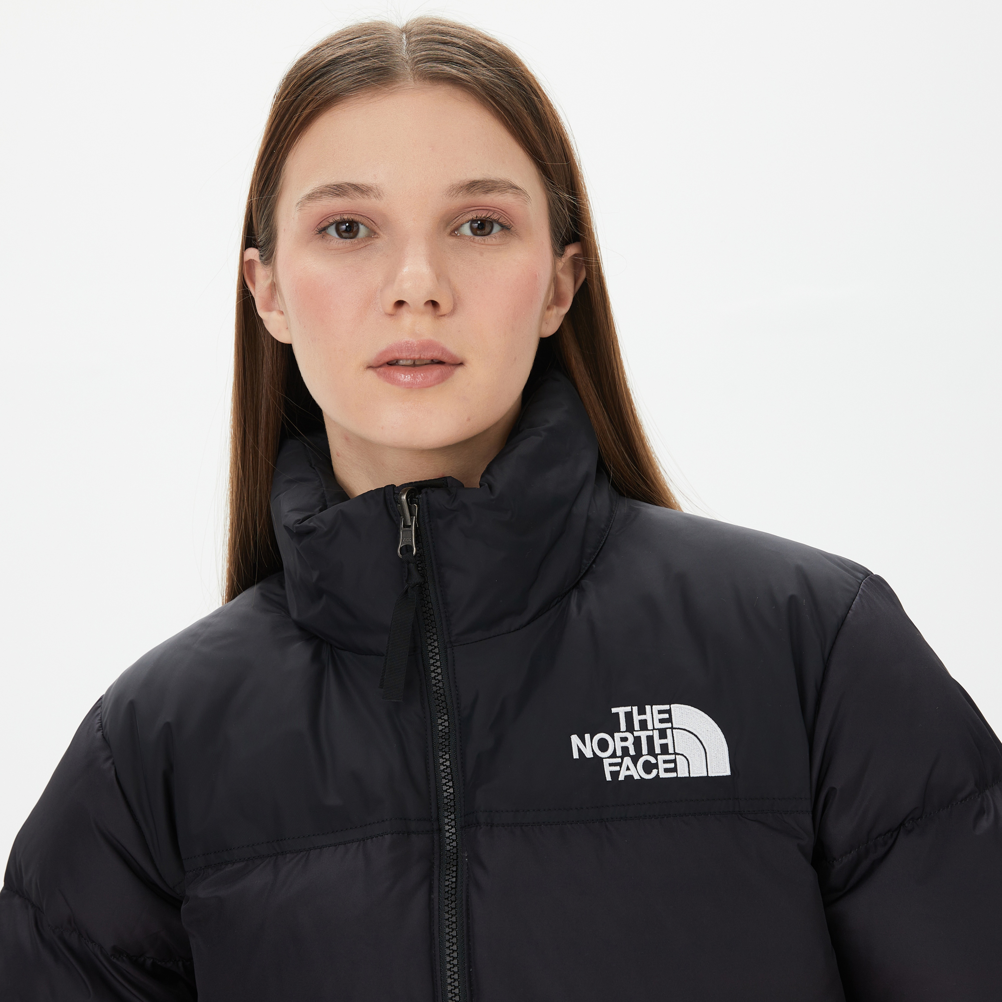 The North Face 96 Nuptse Dip Dye Kadın Kırmızı Mont