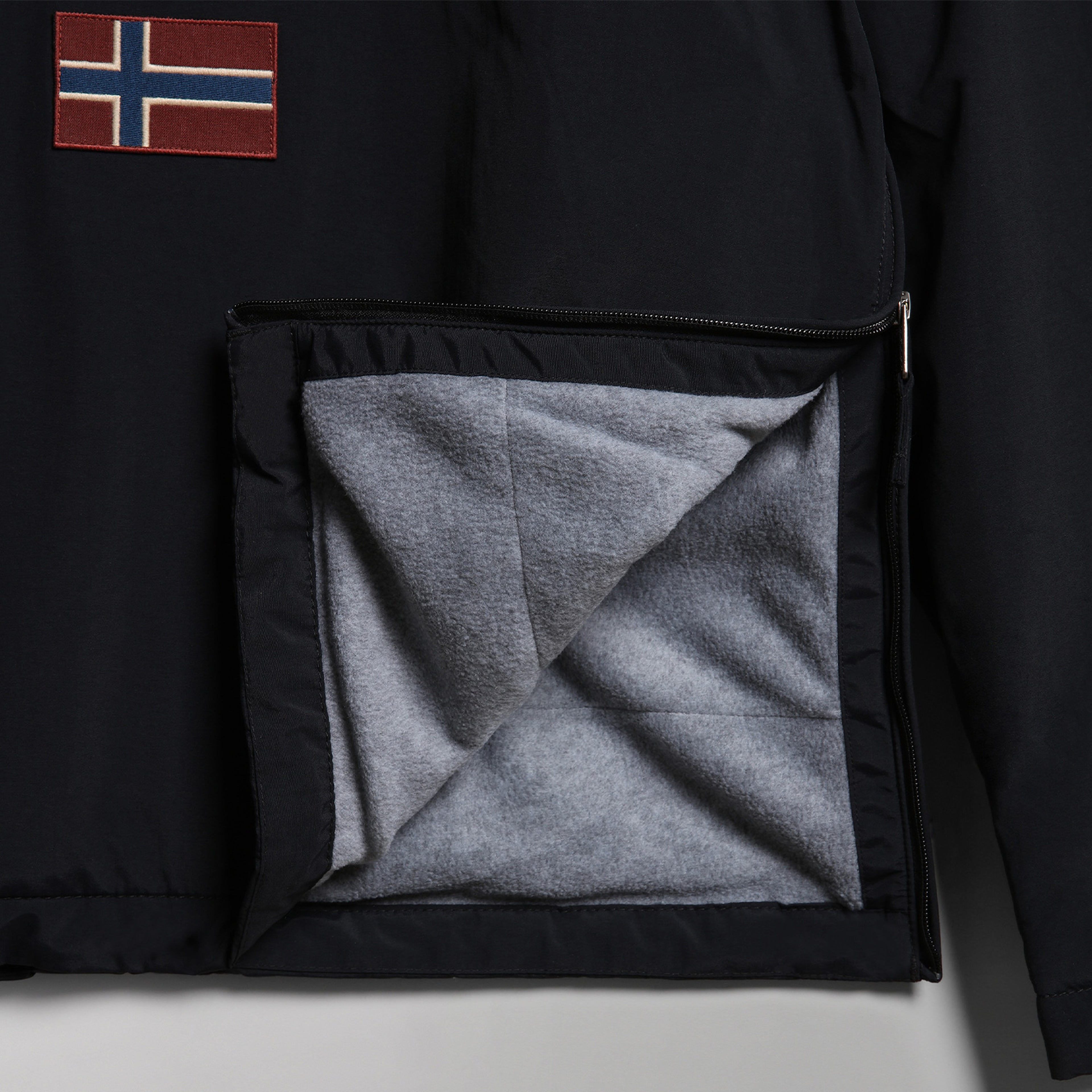 Napapijri Rainforest Pocket Print 2 Erkek Siyah Ceket