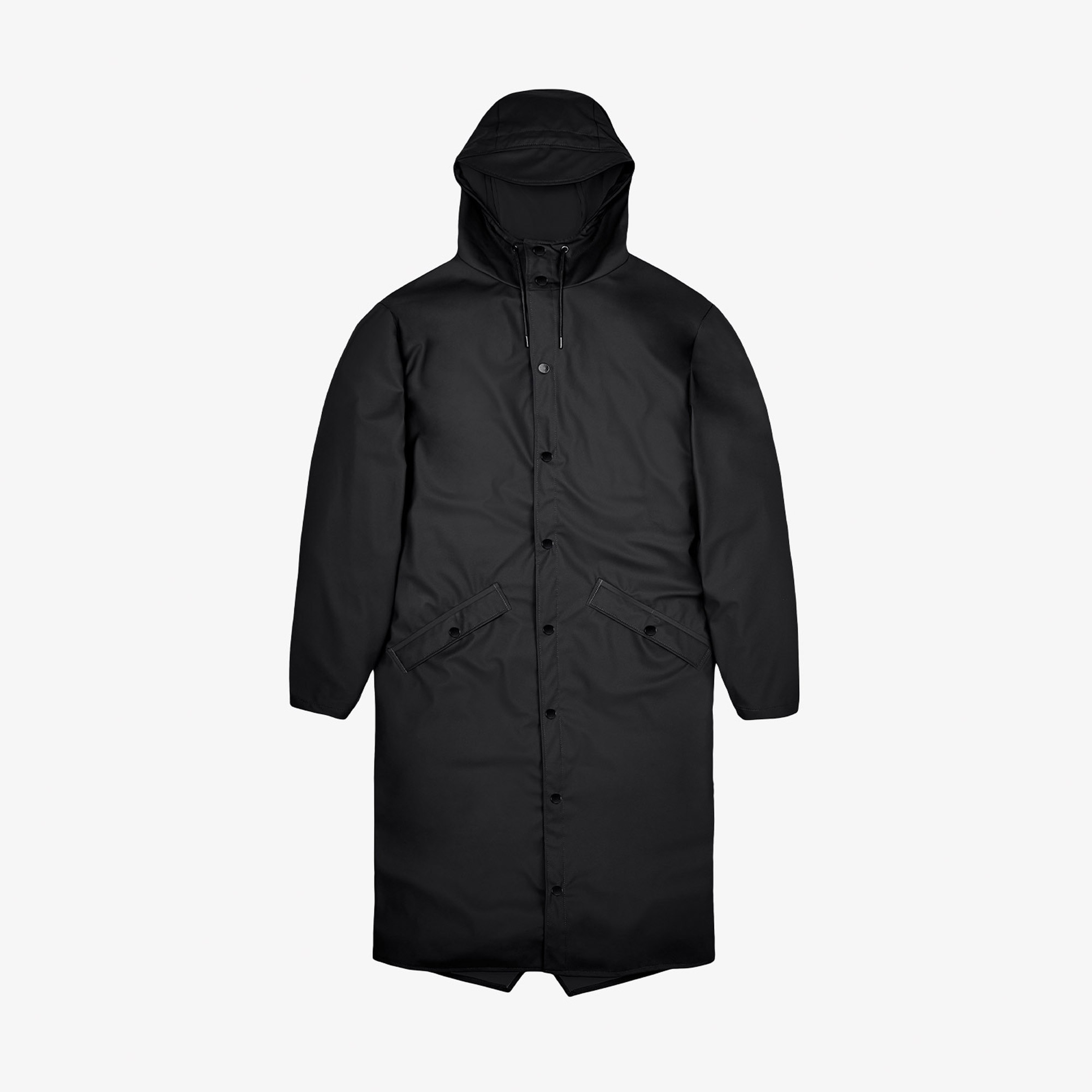 Rains Waterproof Kadın Siyah Yağmurluk