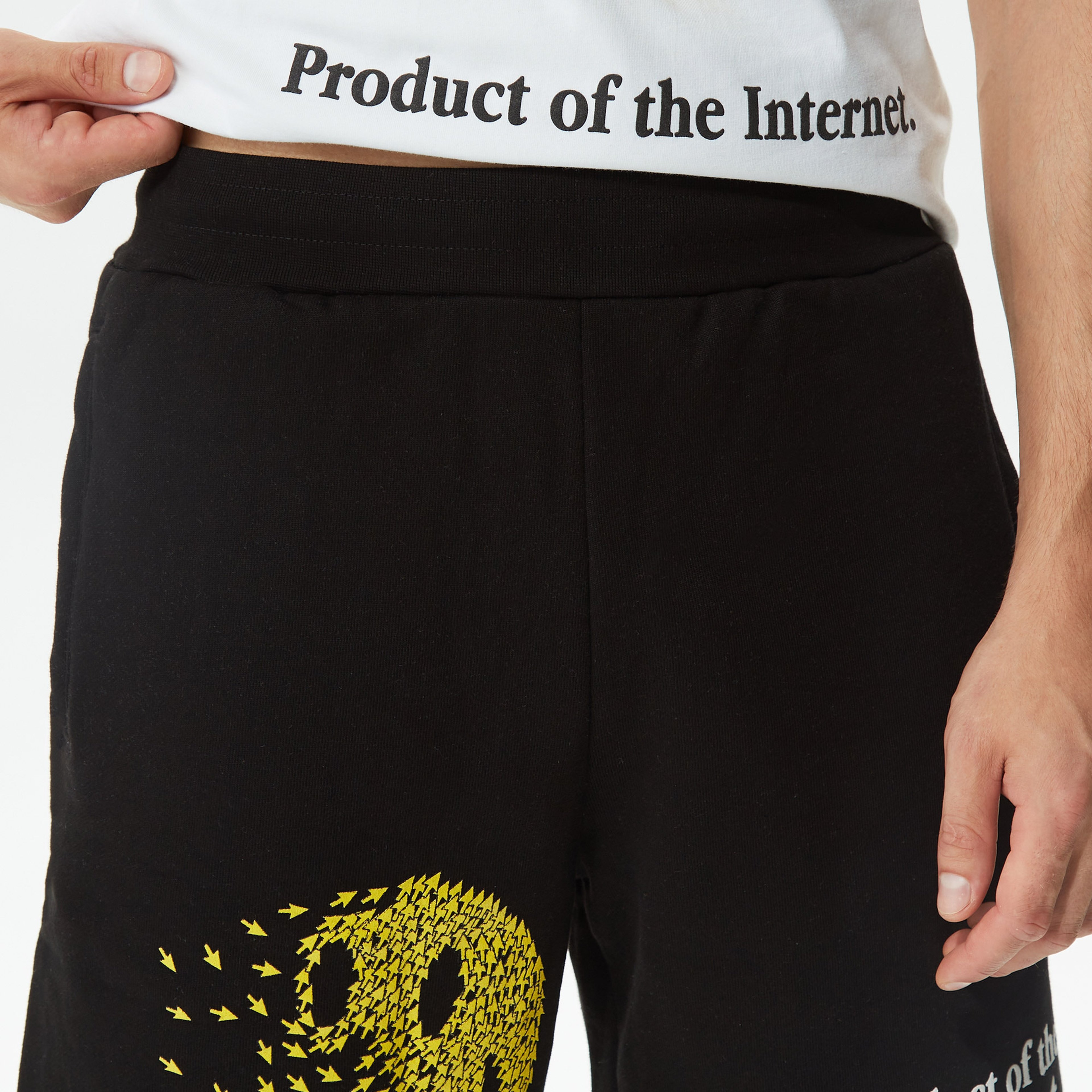 Market Smiley Product Of The Internet Erkek Siyah Şort