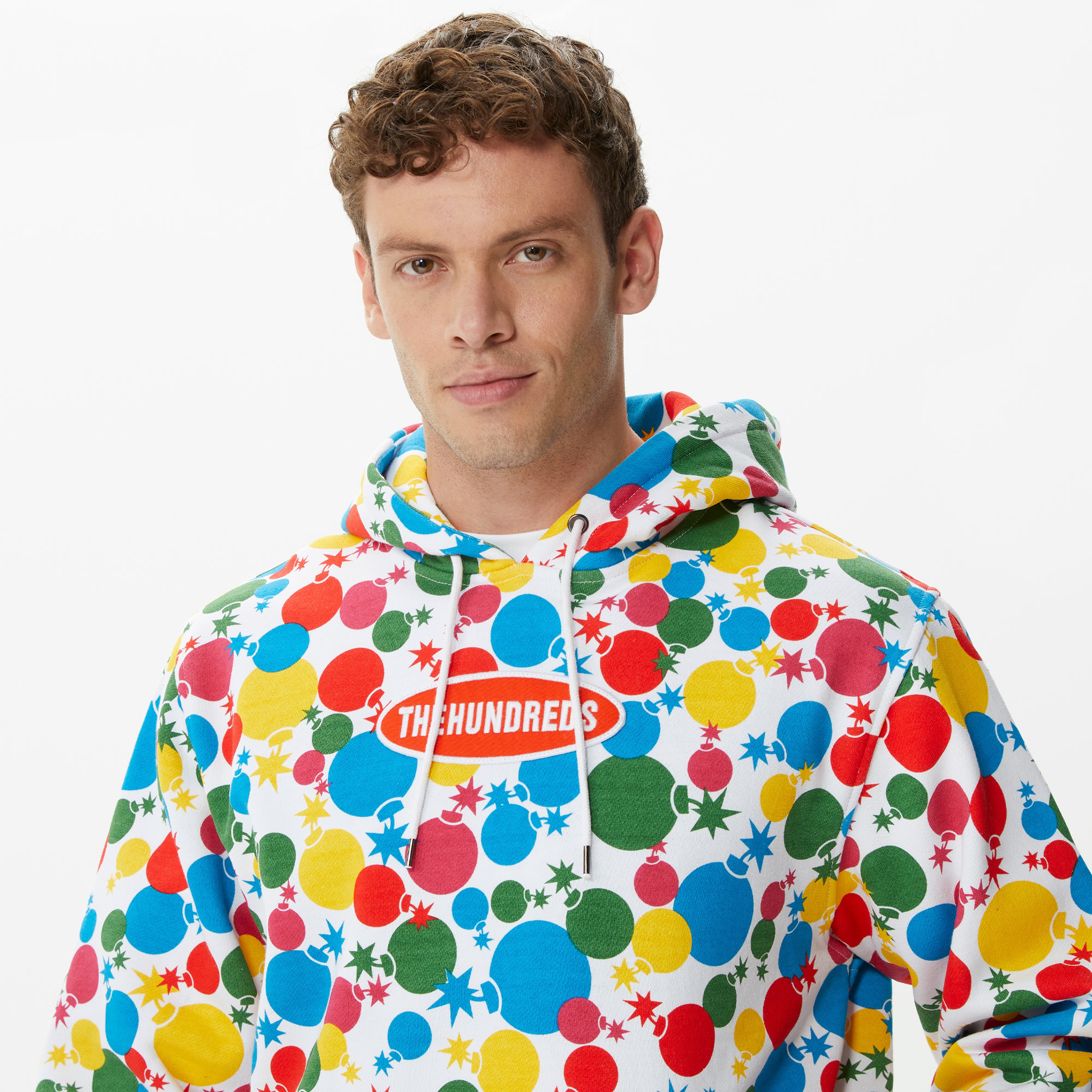 The Hundreds Bubbles Pullover Erkek Renkli Hoodie
