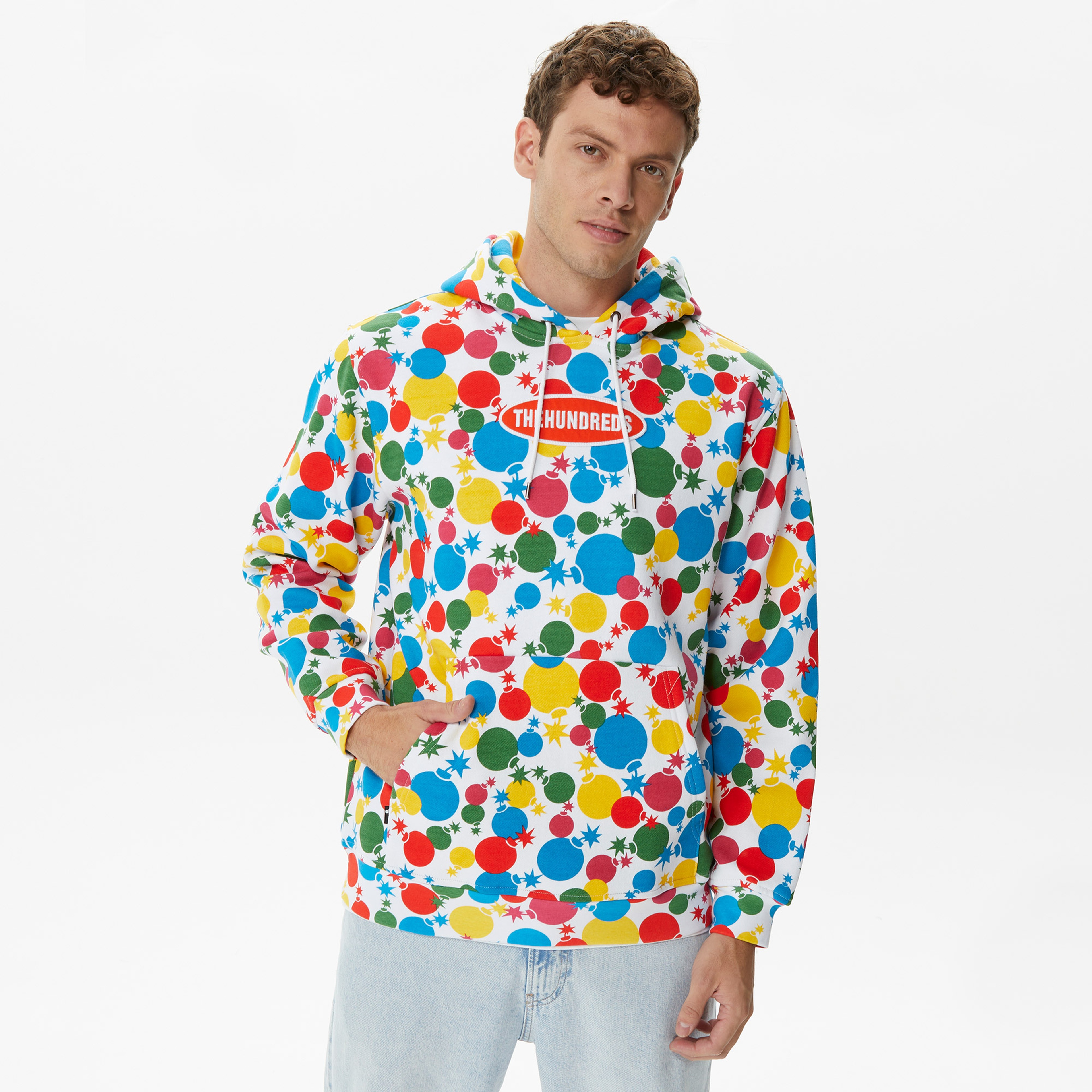 The Hundreds Bubbles Pullover Erkek Renkli Hoodie