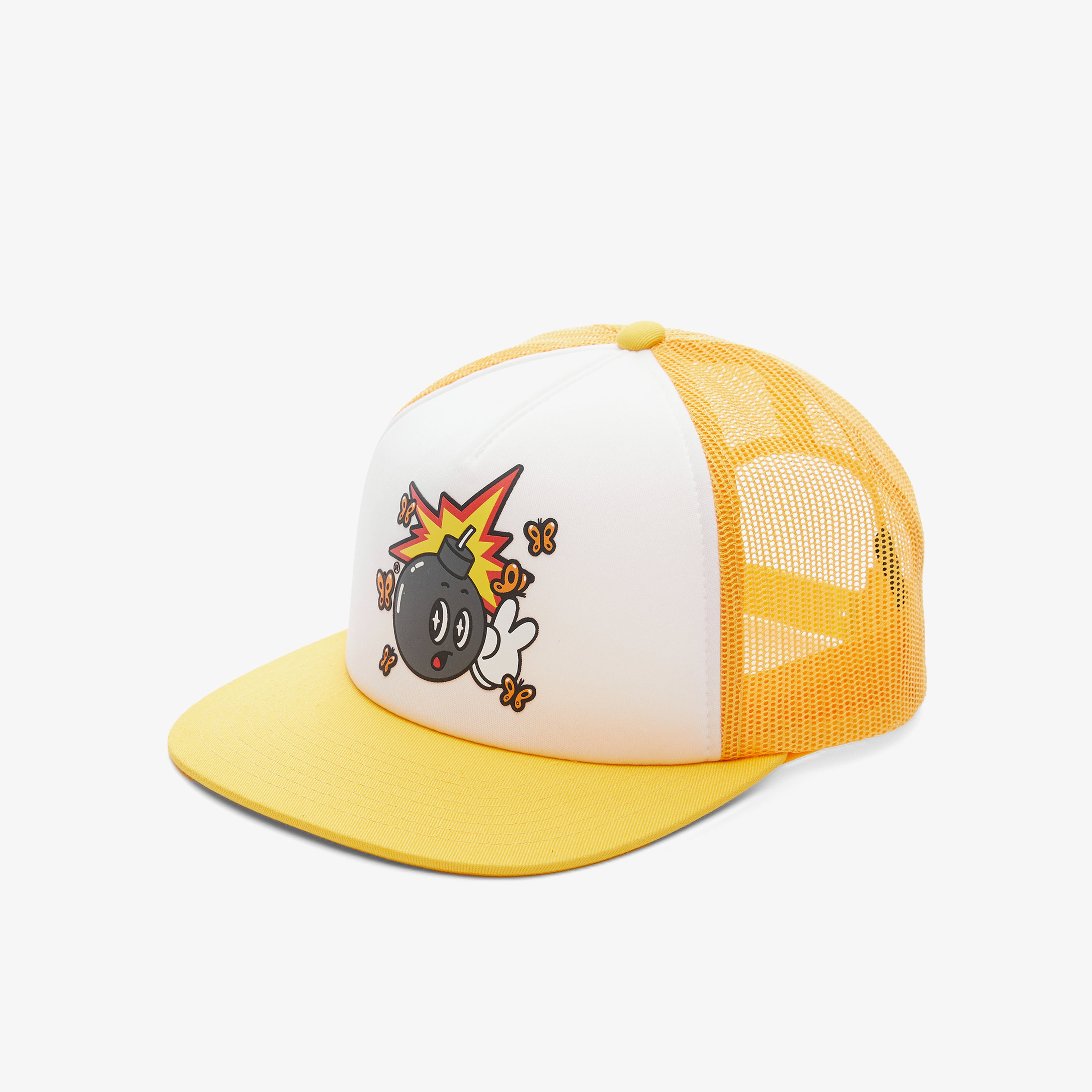 The Hundreds Butterfly Adam Trucker Erkek Sarı Şapka