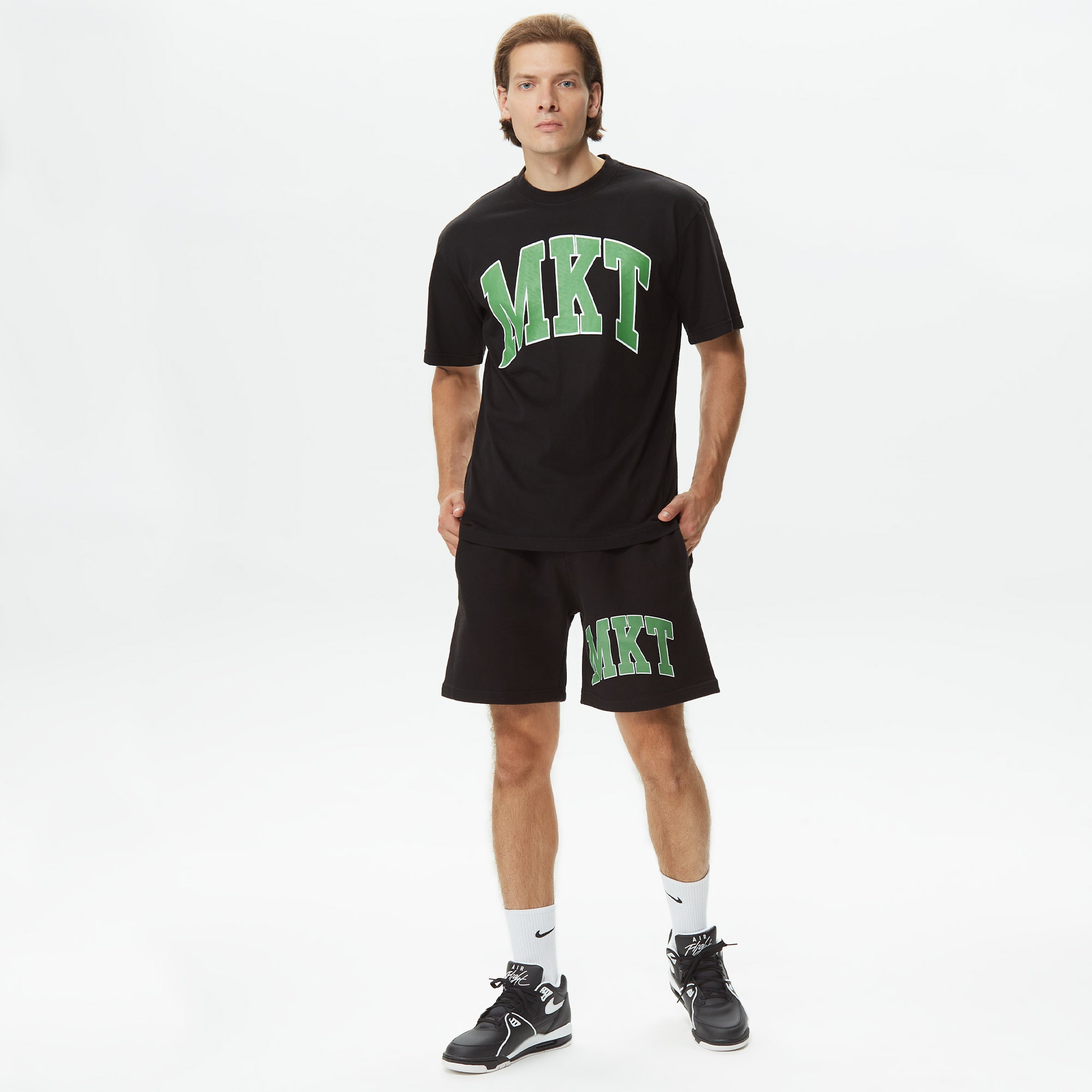 Market MKT Arc Erkek Siyah T-Shirt