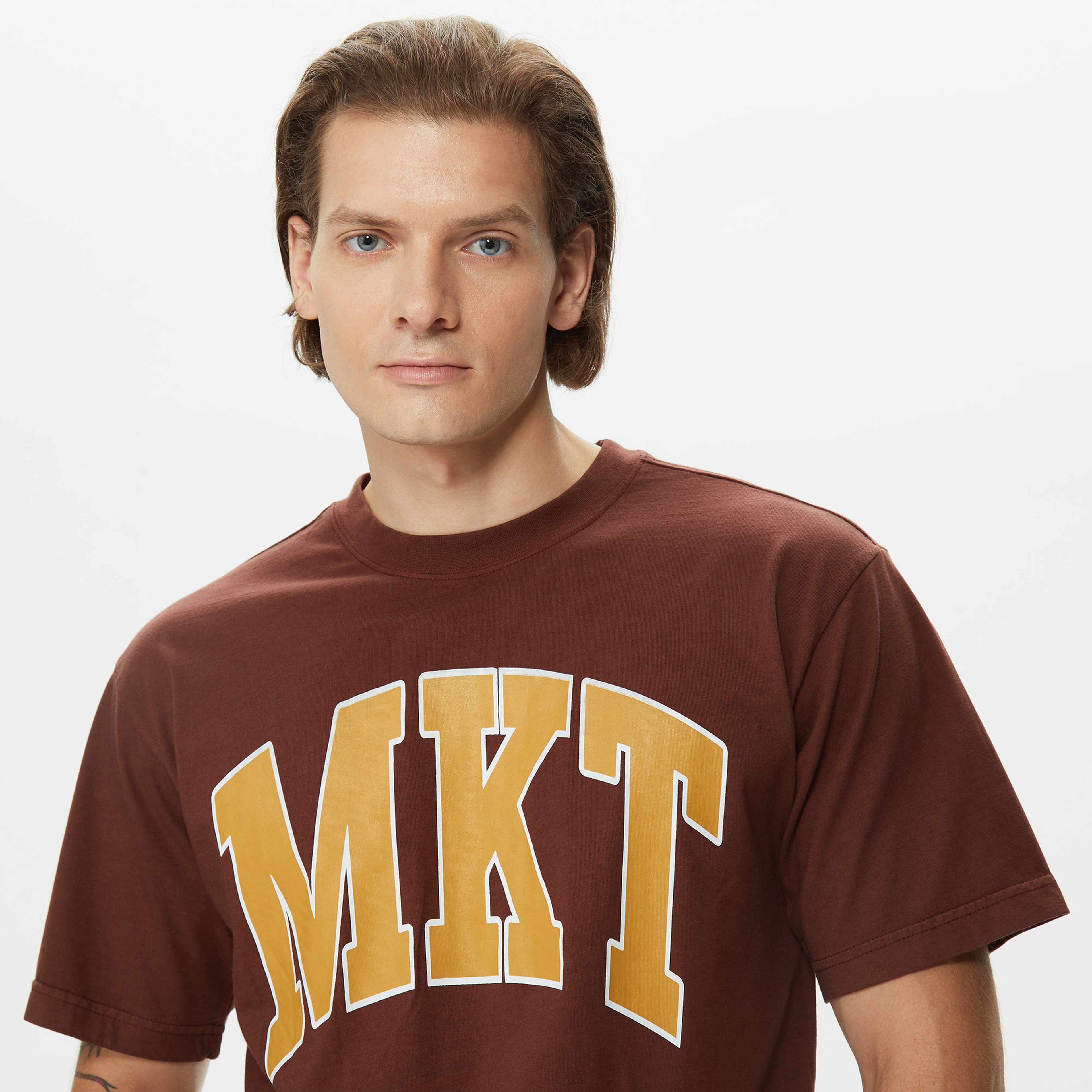 Market MKT Arc Erkek Kahverengi T-Shirt