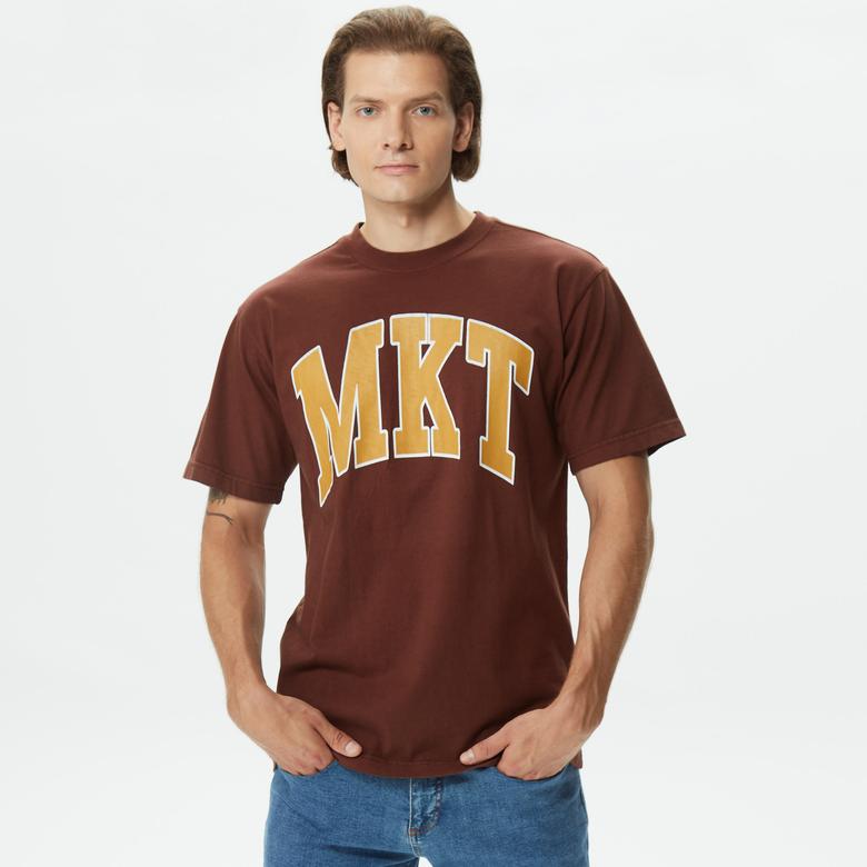 Market MKT Arc Erkek Kahverengi T-Shirt
