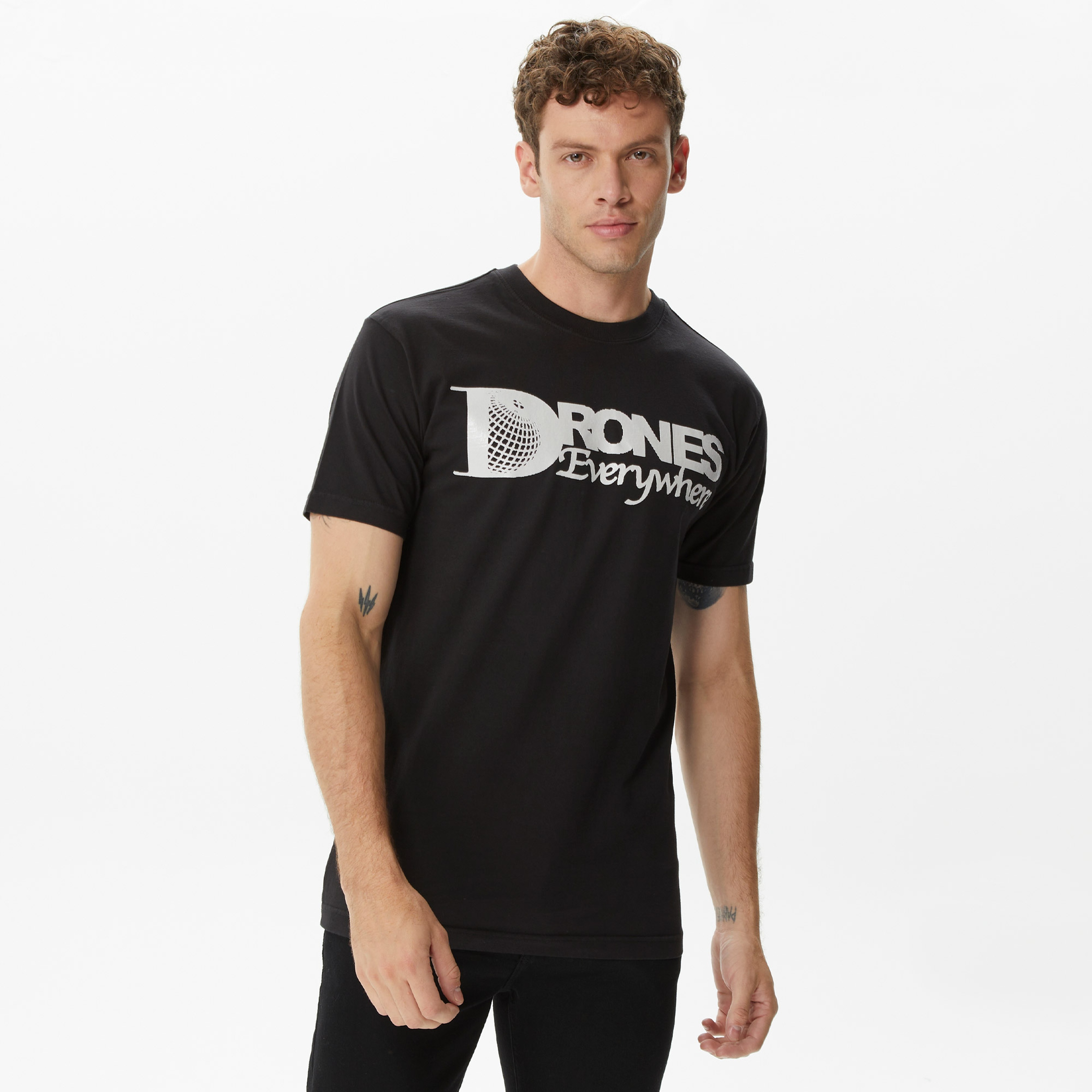 Market New Future Erkek Siyah T-Shirt