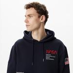 Alpha Industries Nasa Erkek Lacivert Hoodie