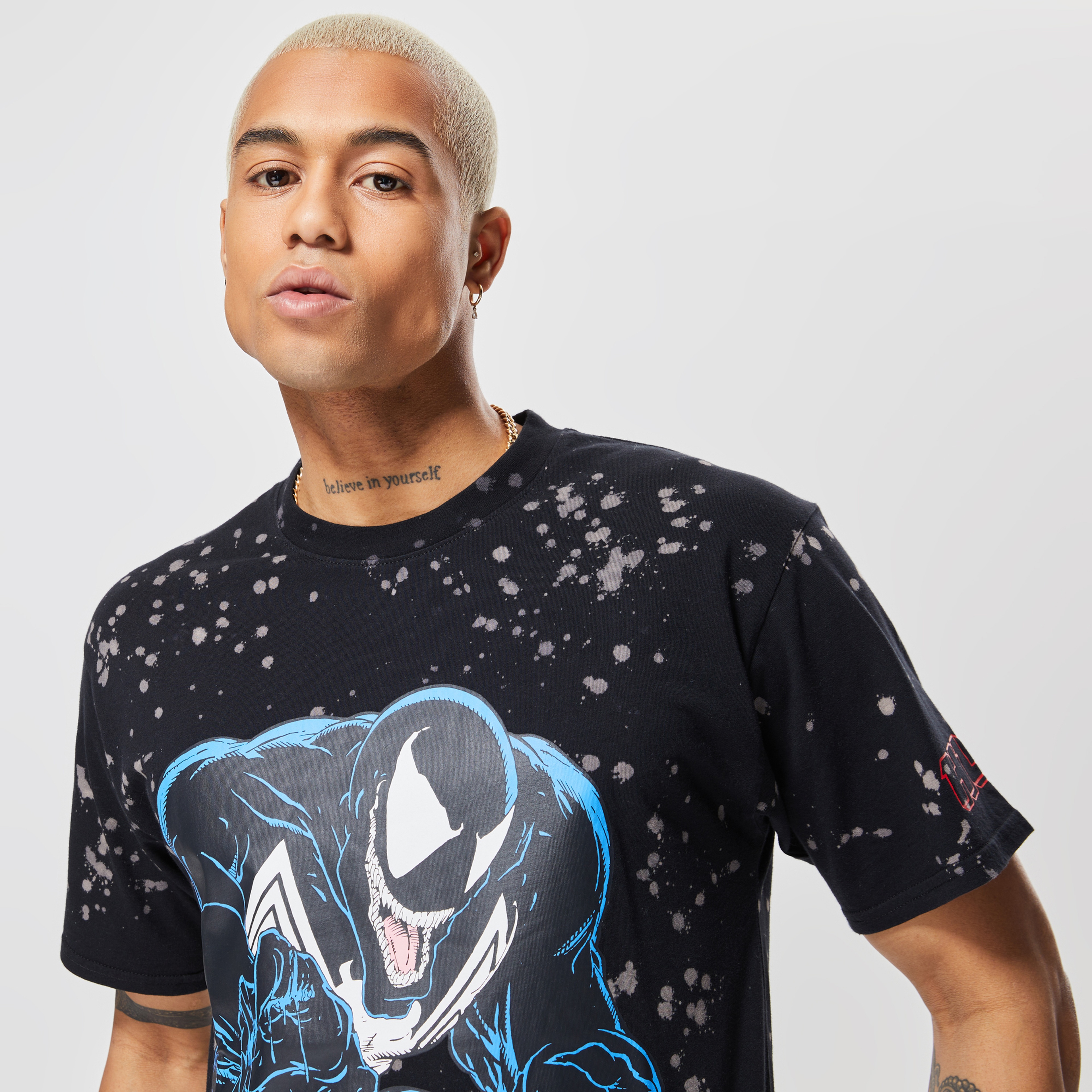 Huf Venom Is Back Erkek Siyah T-Shirt
