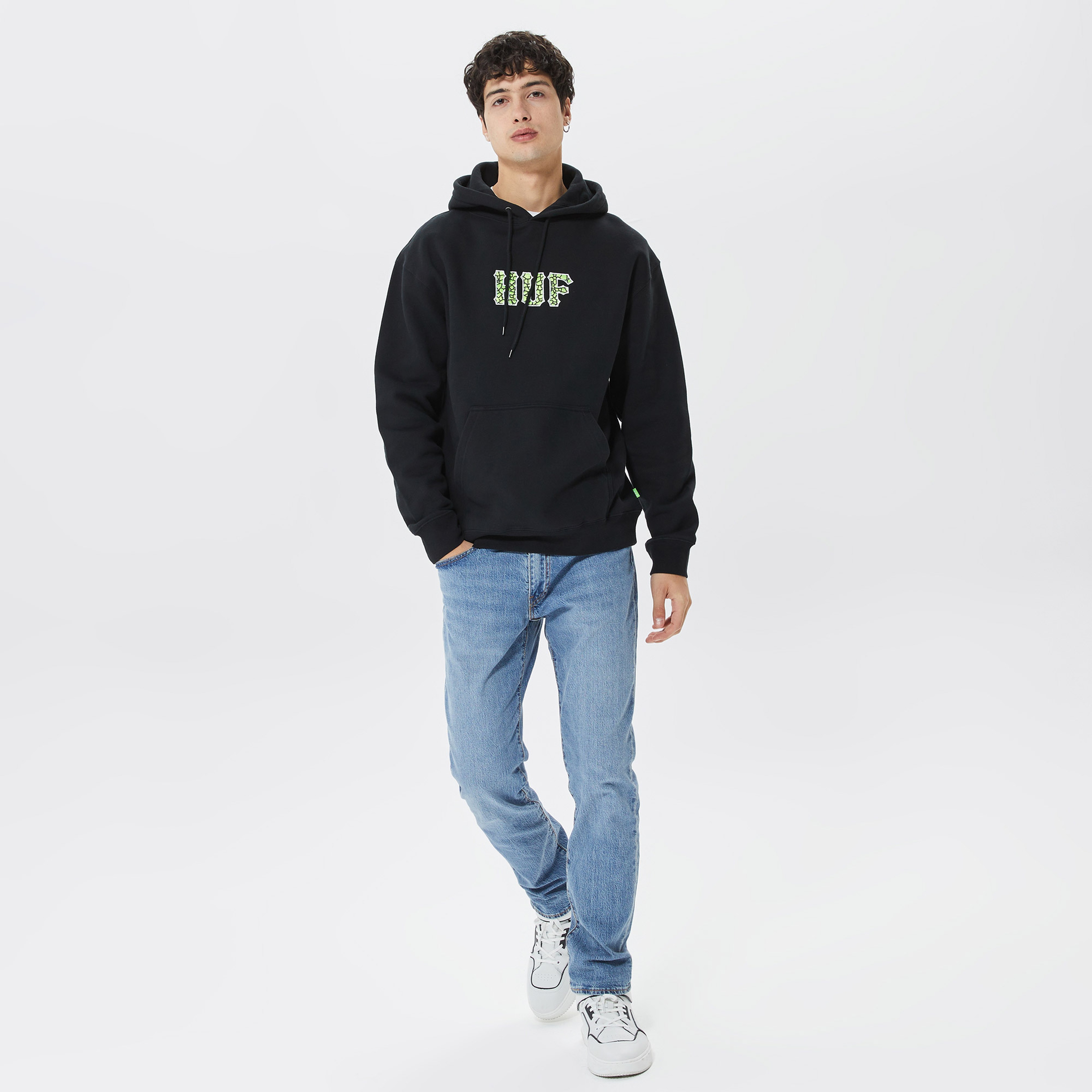 Huf Quake Conditions Erkek Siyah Hoodie