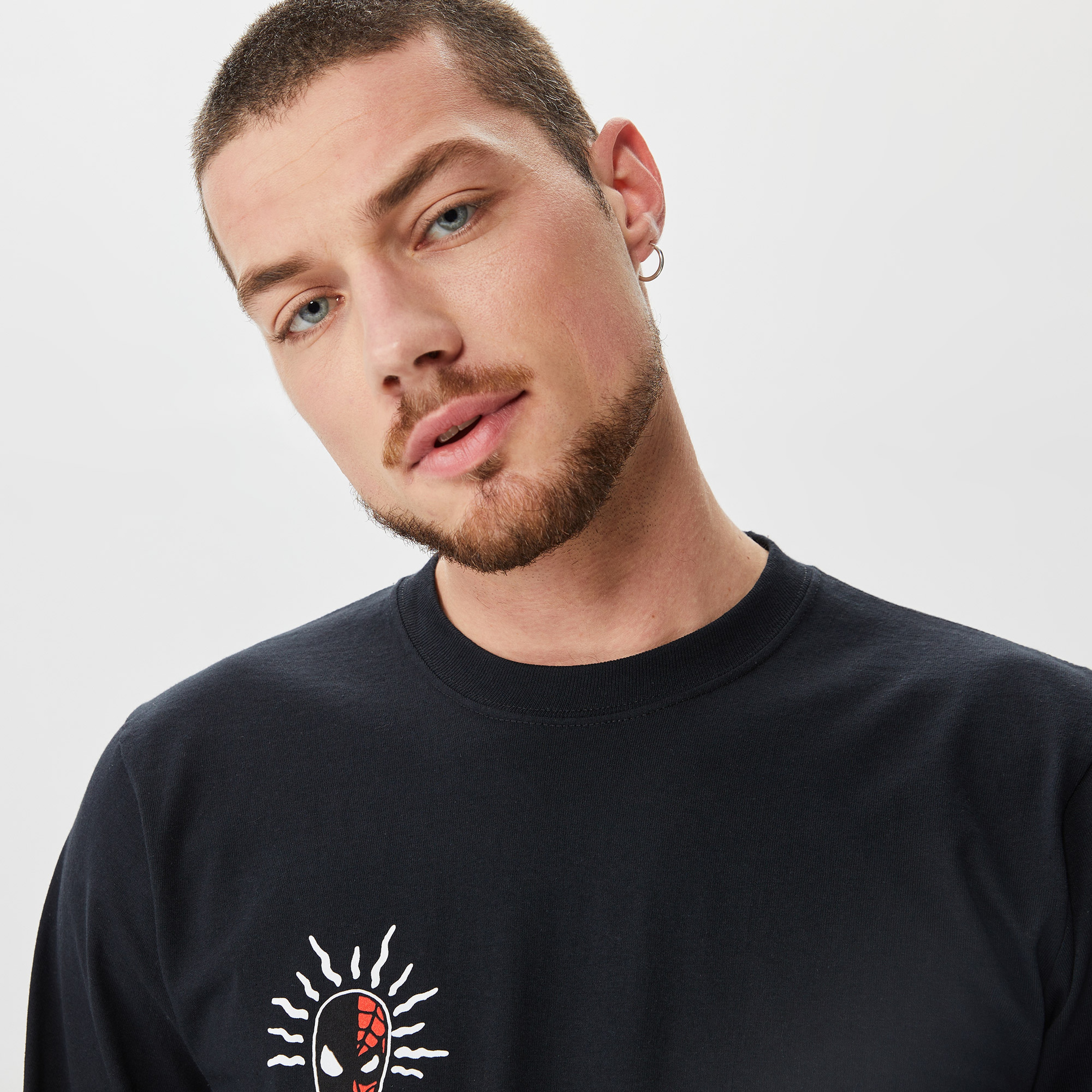 Huf Spidey Sense Erkek Siyah T-Shirt