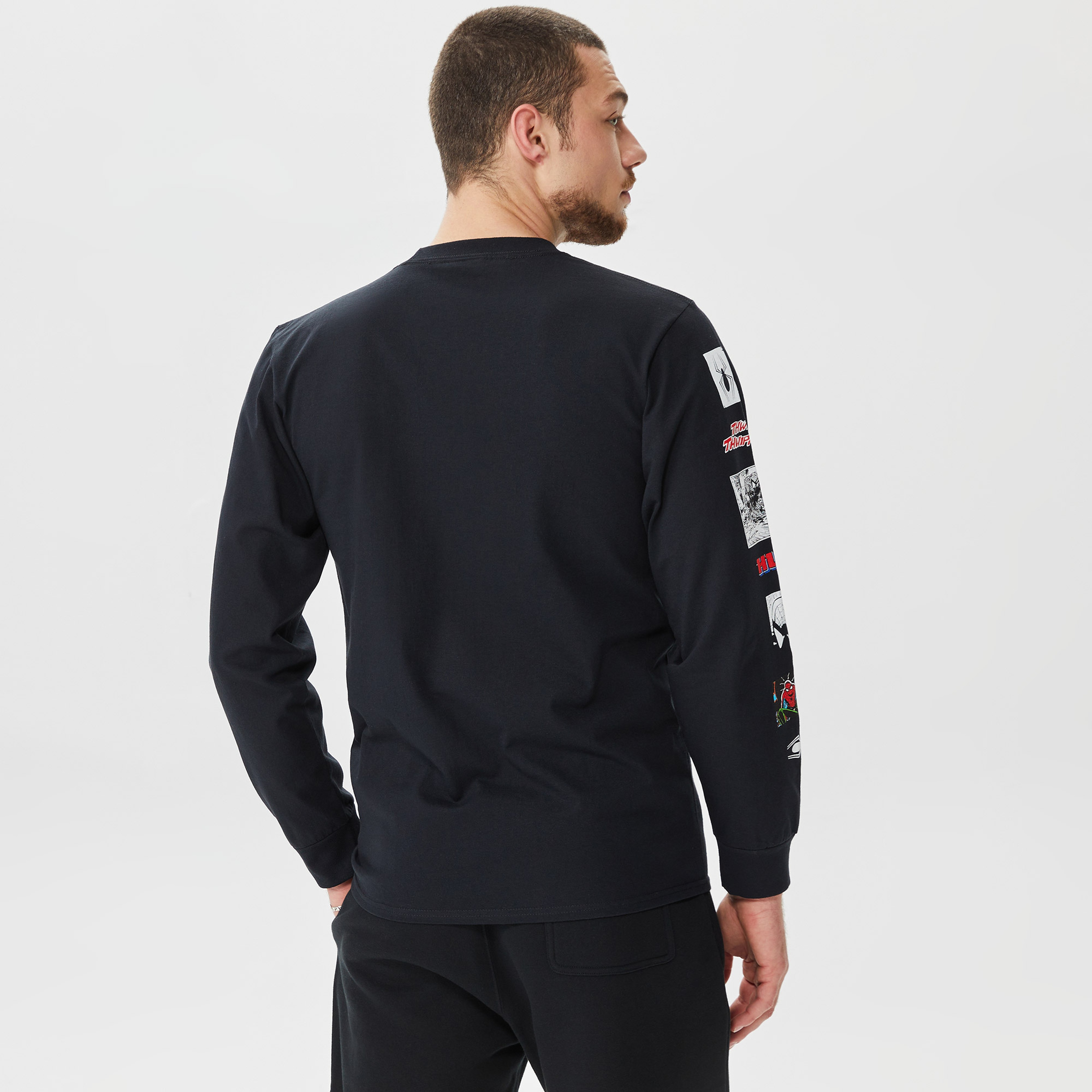 Huf Spidey Sense Erkek Siyah T-Shirt