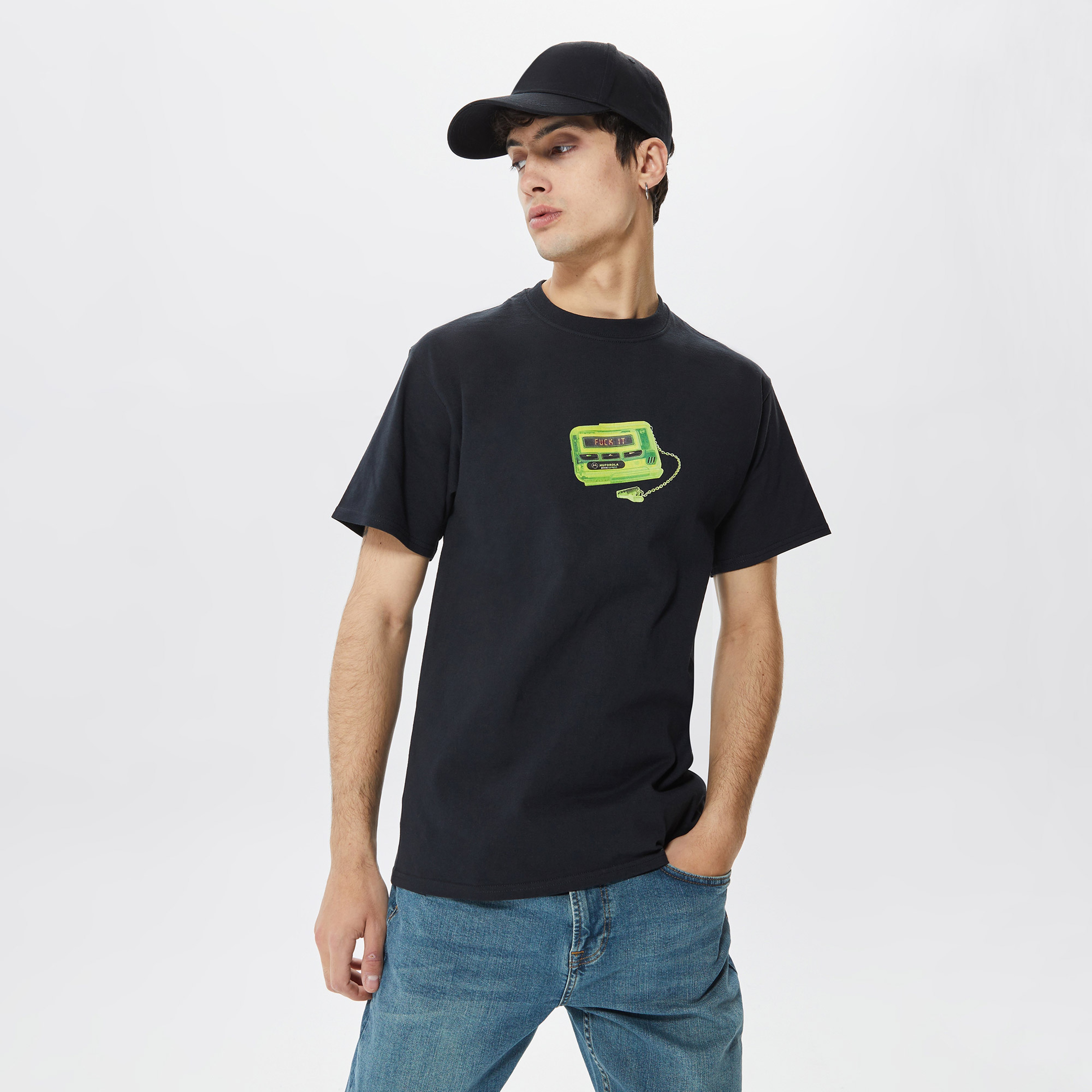 Huf Huforola Erkek Siyah T-Shirt