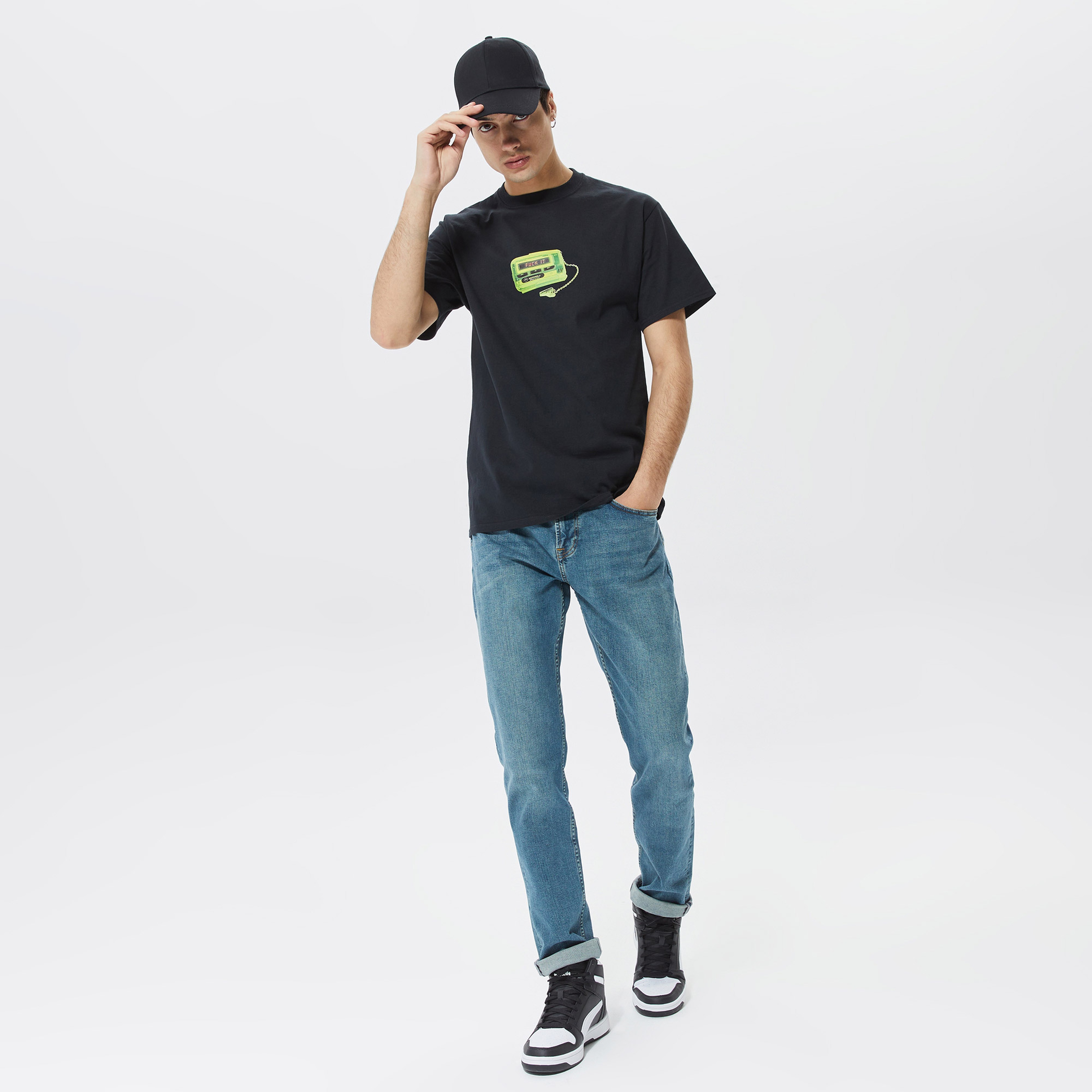 Huf Huforola Erkek Siyah T-Shirt