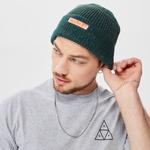 Market Ribbed Knit Erkek Yeşil Bere