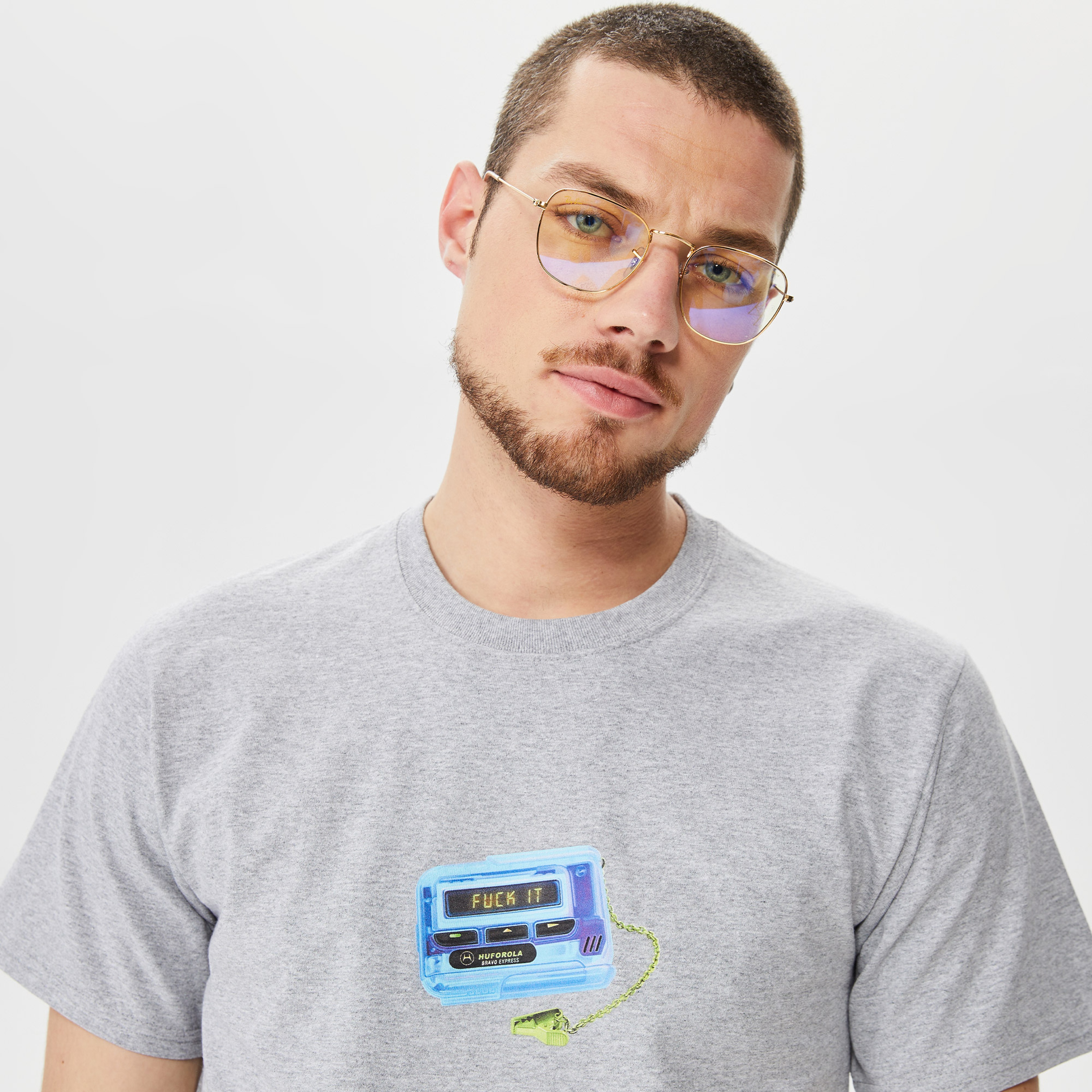 Huf Huforola Erkek Gri T-Shirt