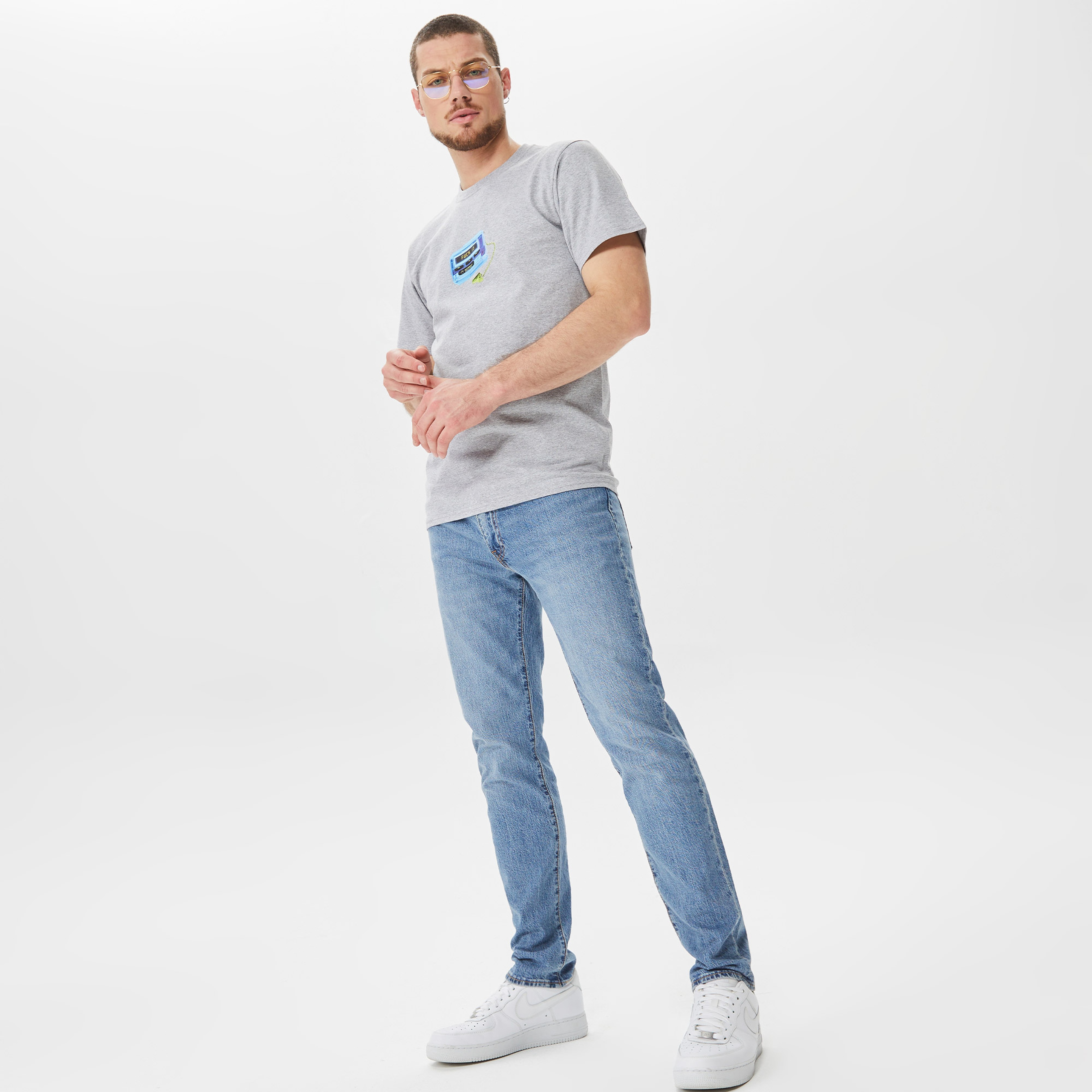 Huf Huforola Erkek Gri T-Shirt