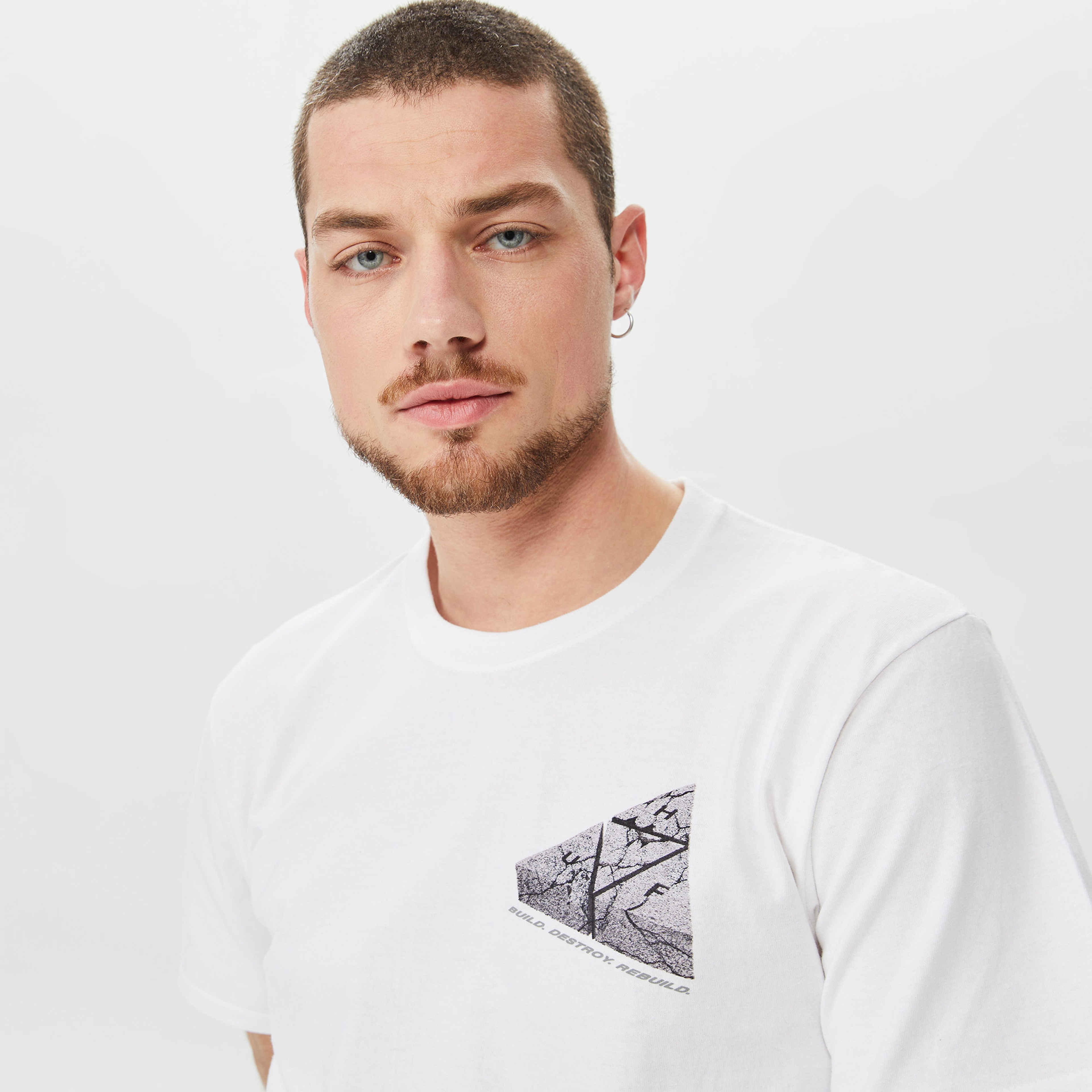 Huf Withstand Erkek Beyaz T-Shirt