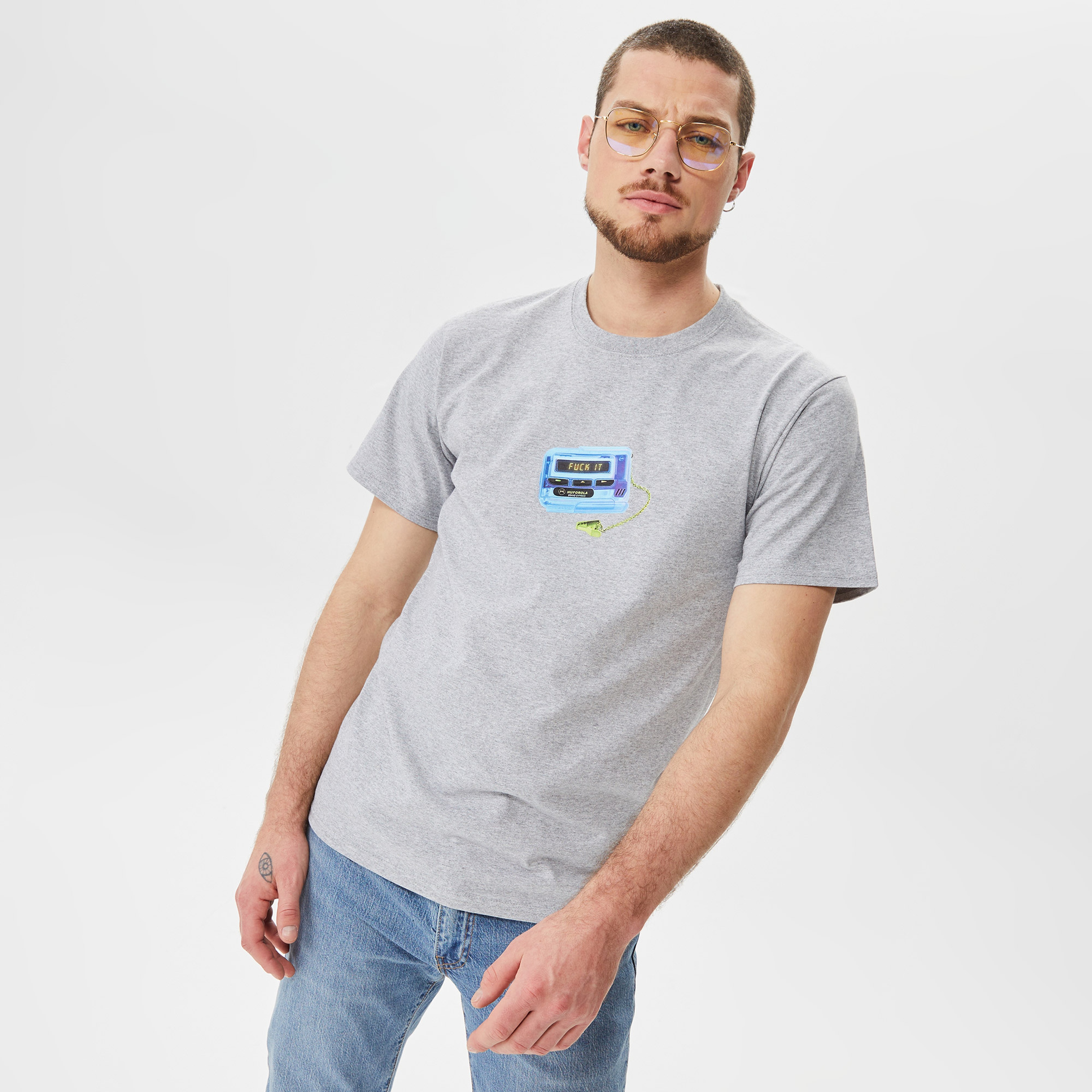 Huf Huforola Erkek Gri T-Shirt