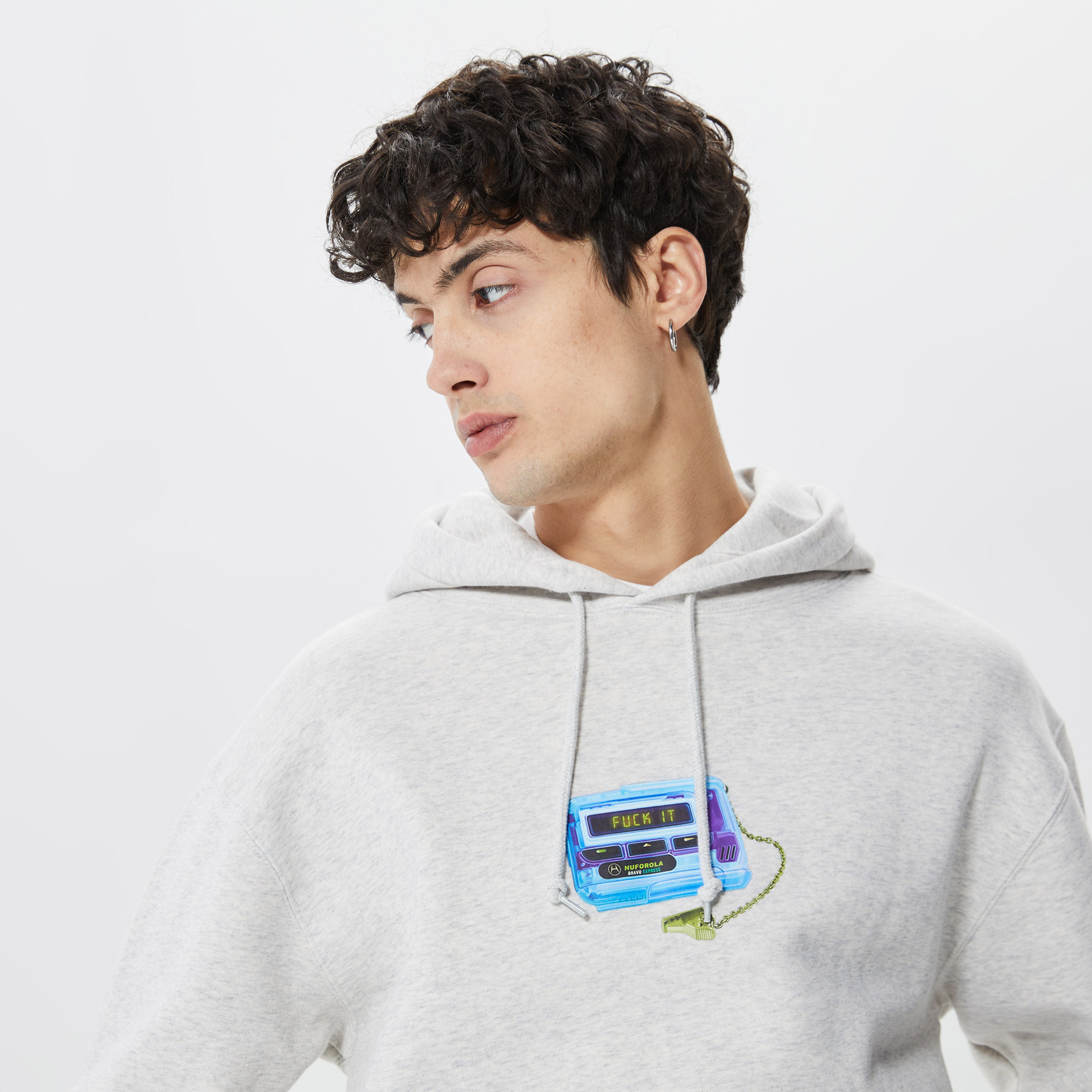 Huf Huforola Erkek Gri Hoodie