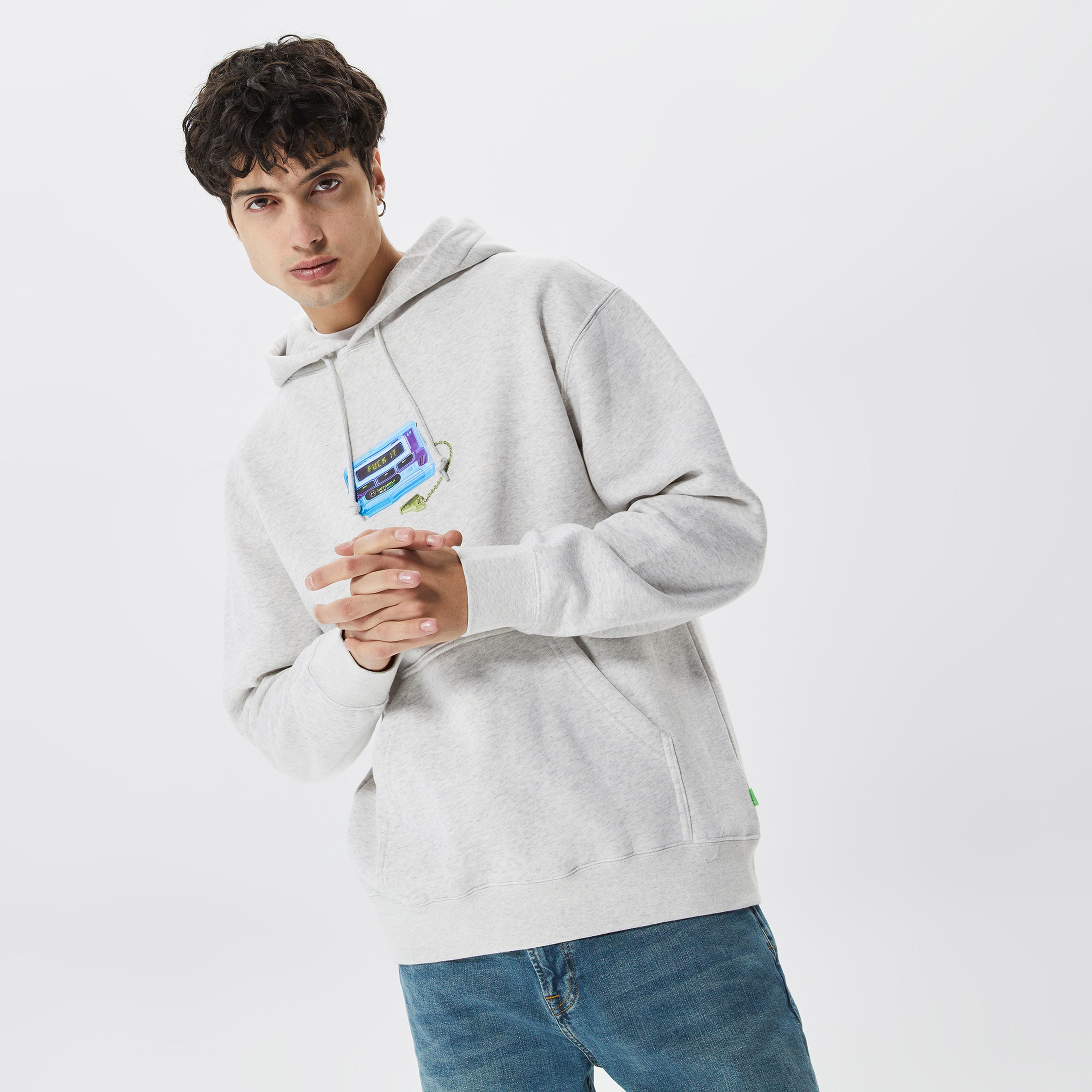 Huf Huforola Erkek Gri Hoodie