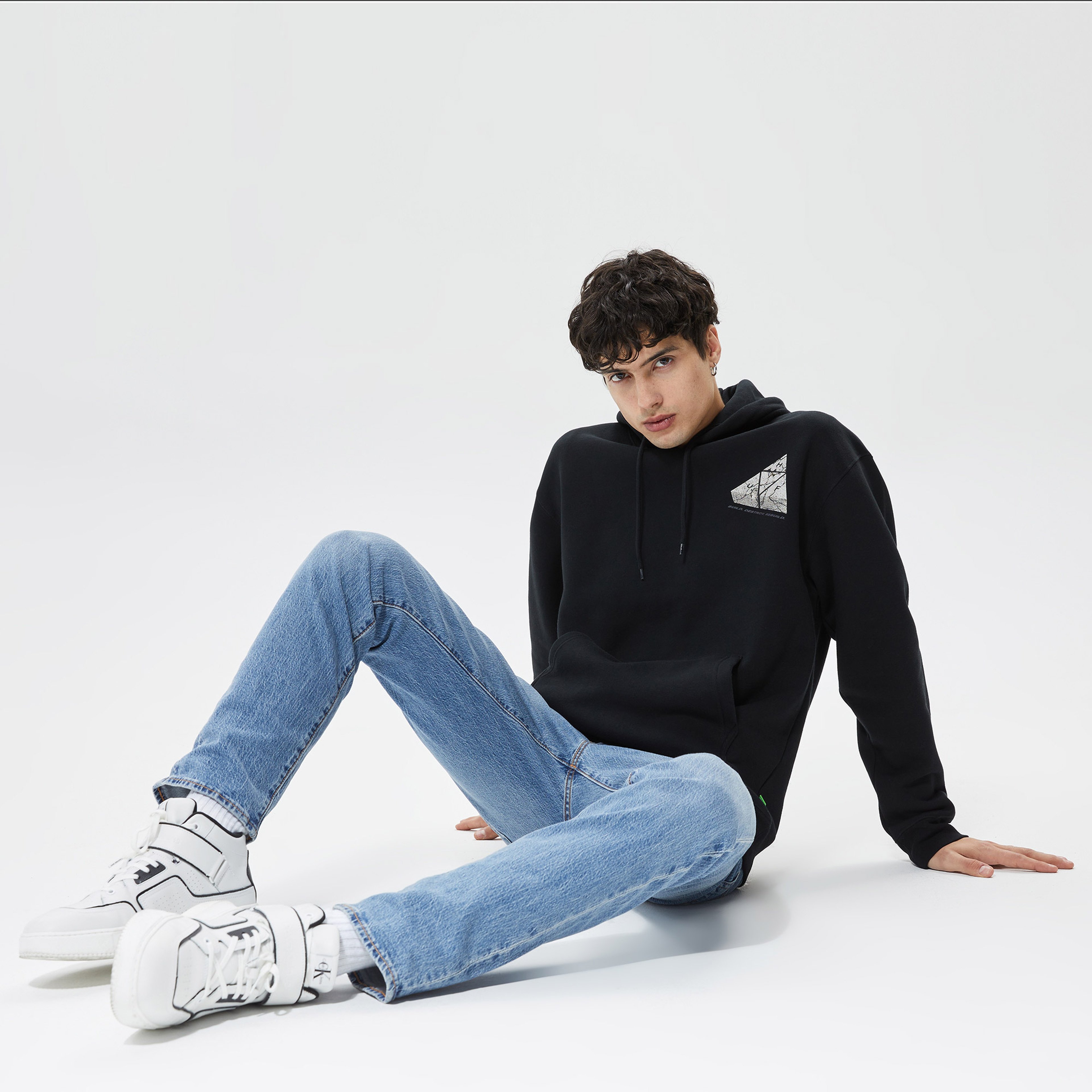 Huf Withstand Erkek Siyah Hoodie