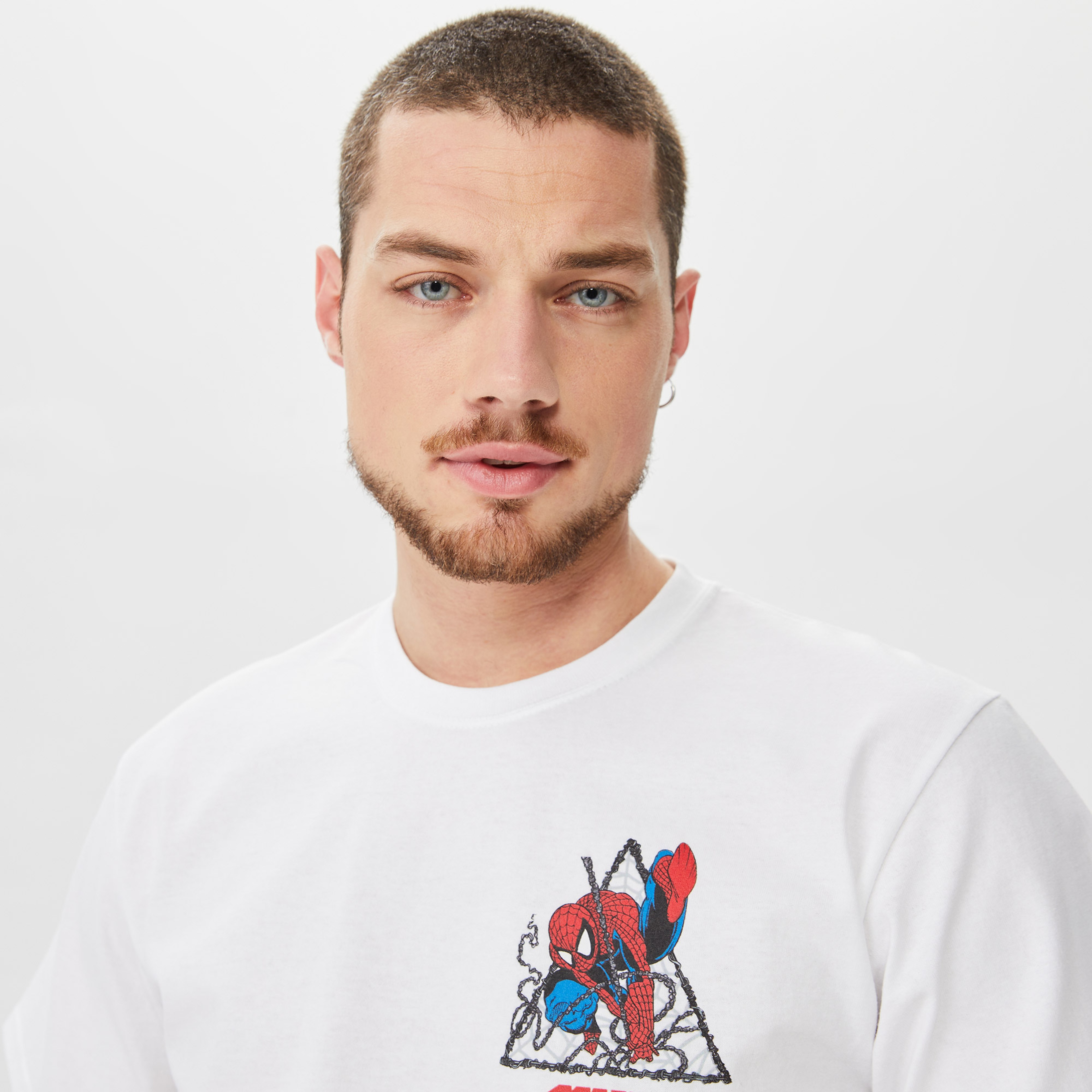 Huf Triangle Erkek Beyaz T-Shirt