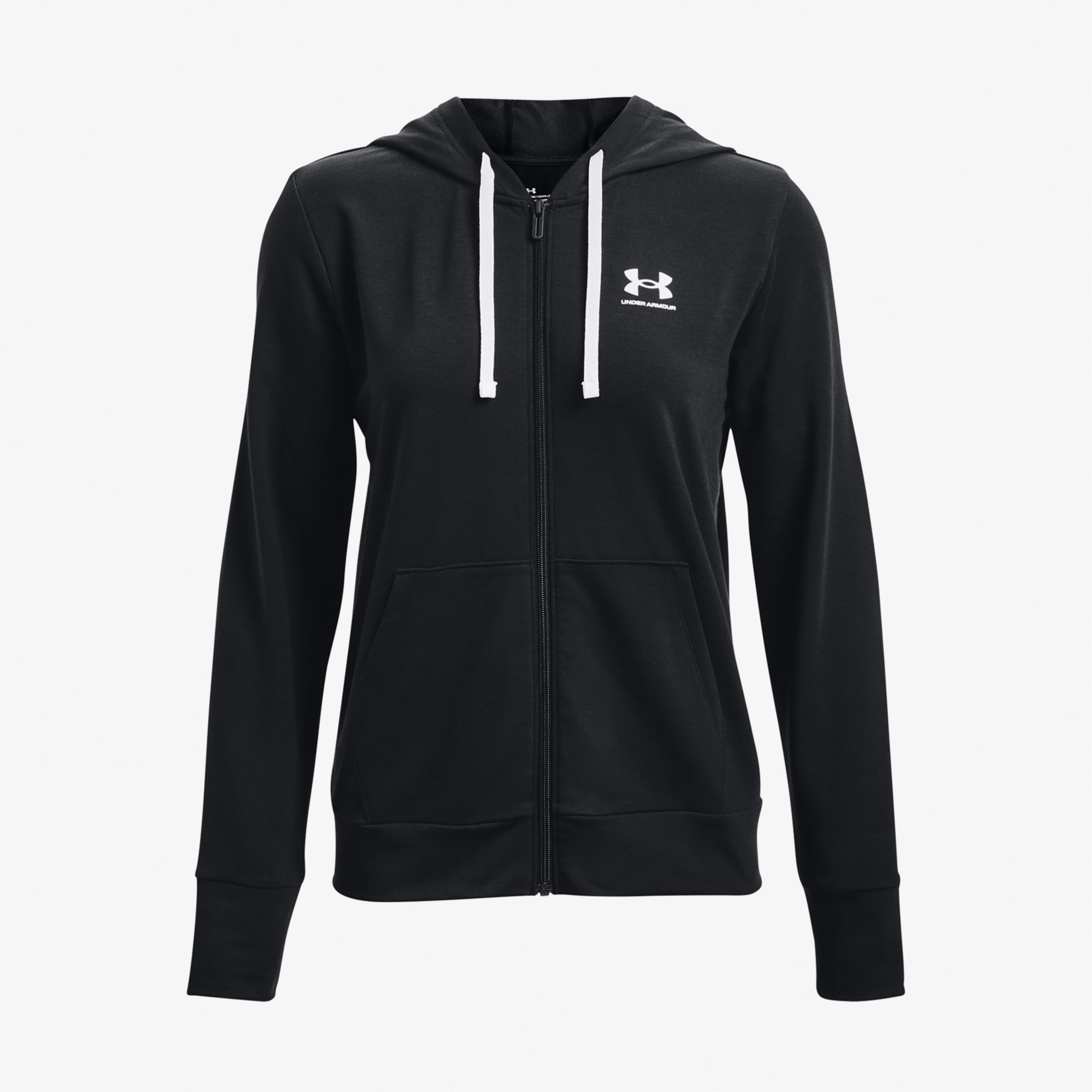 Under Armour Rival Terry Fz Kadın Siyah Hoodie