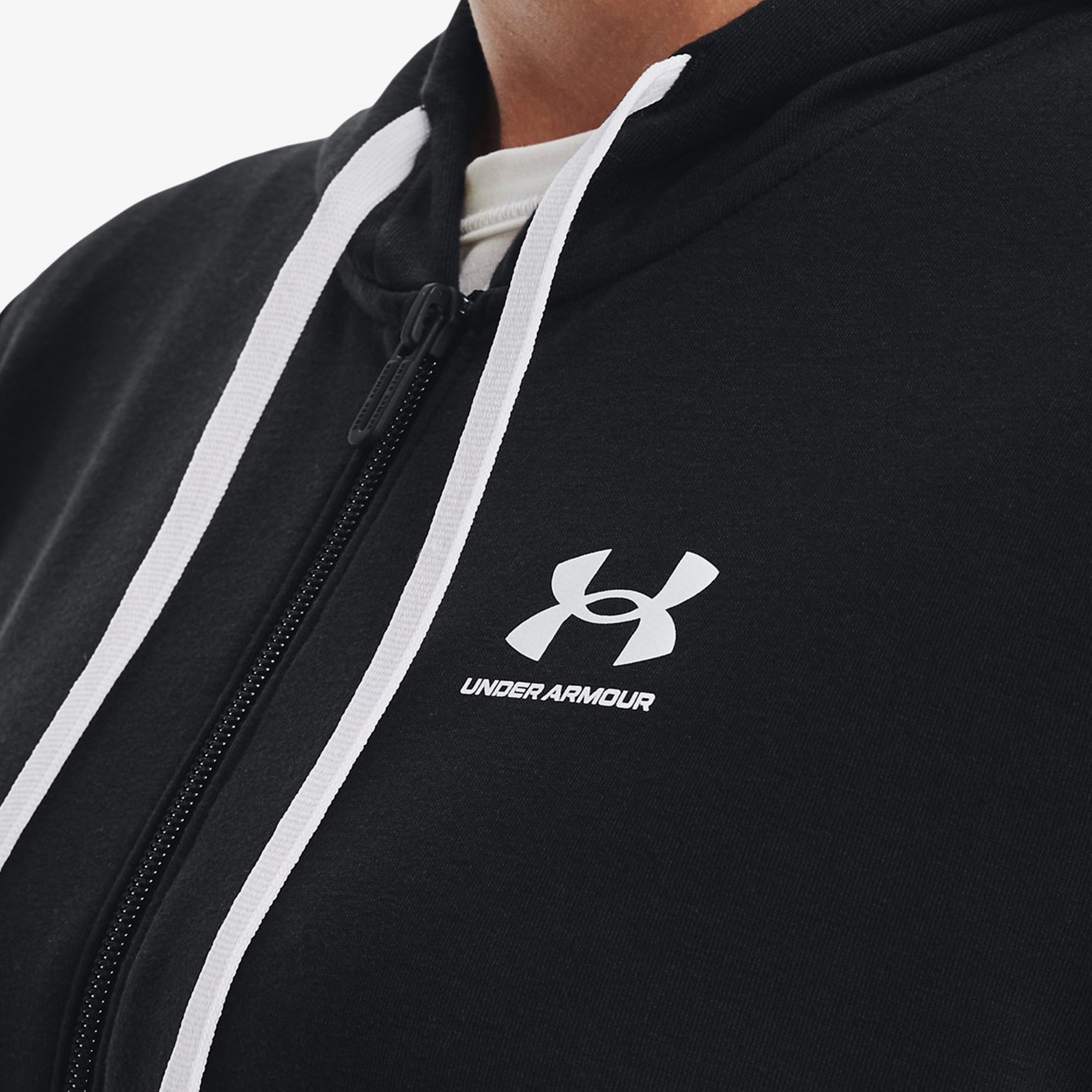 Under Armour Rival Terry Fz Kadın Siyah Hoodie