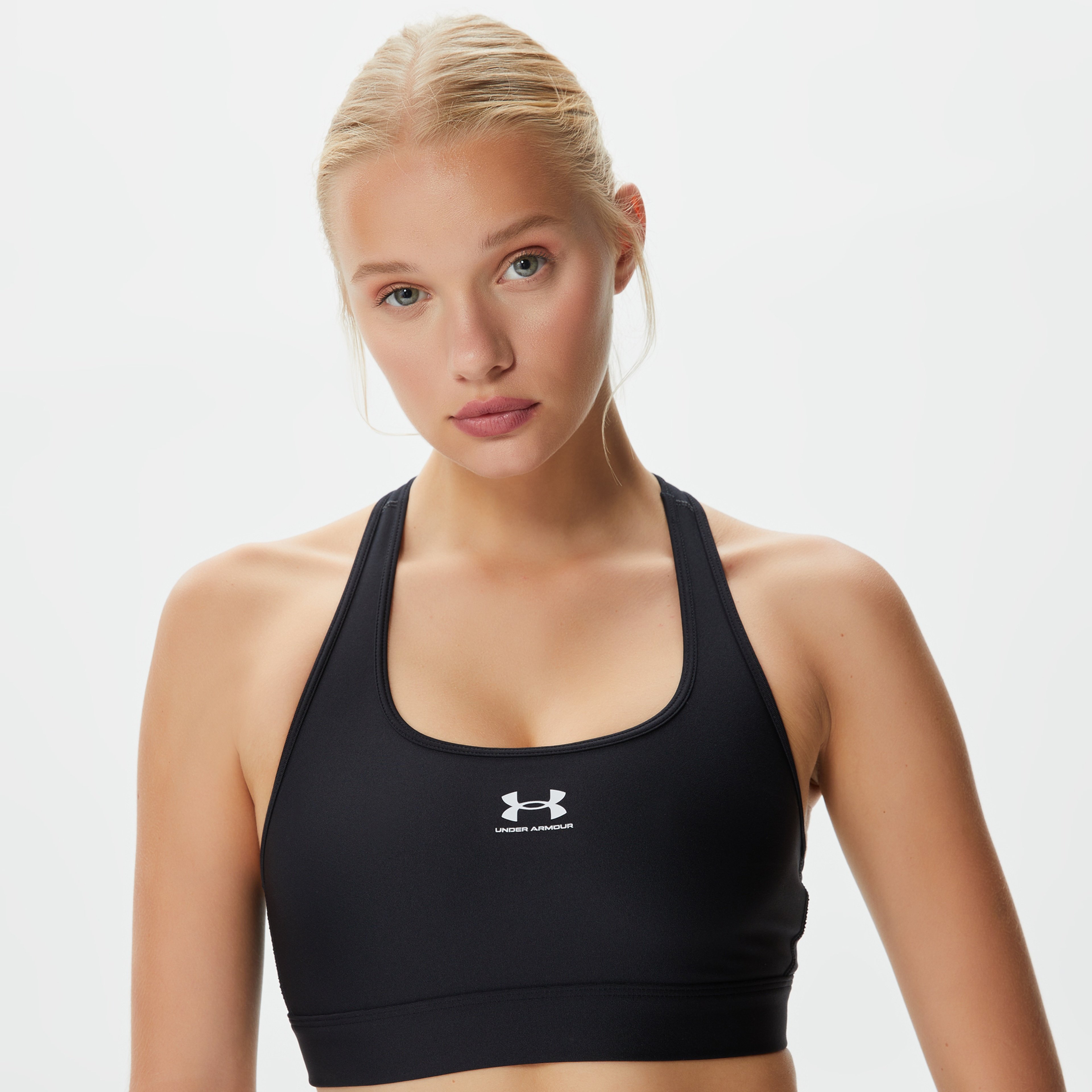 Under Armour Hg Armour Mid Padle Kadın Siyah Bra
