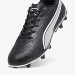 Puma King Match Fg/Ag Erkek Siyah Çim Saha Kramponu