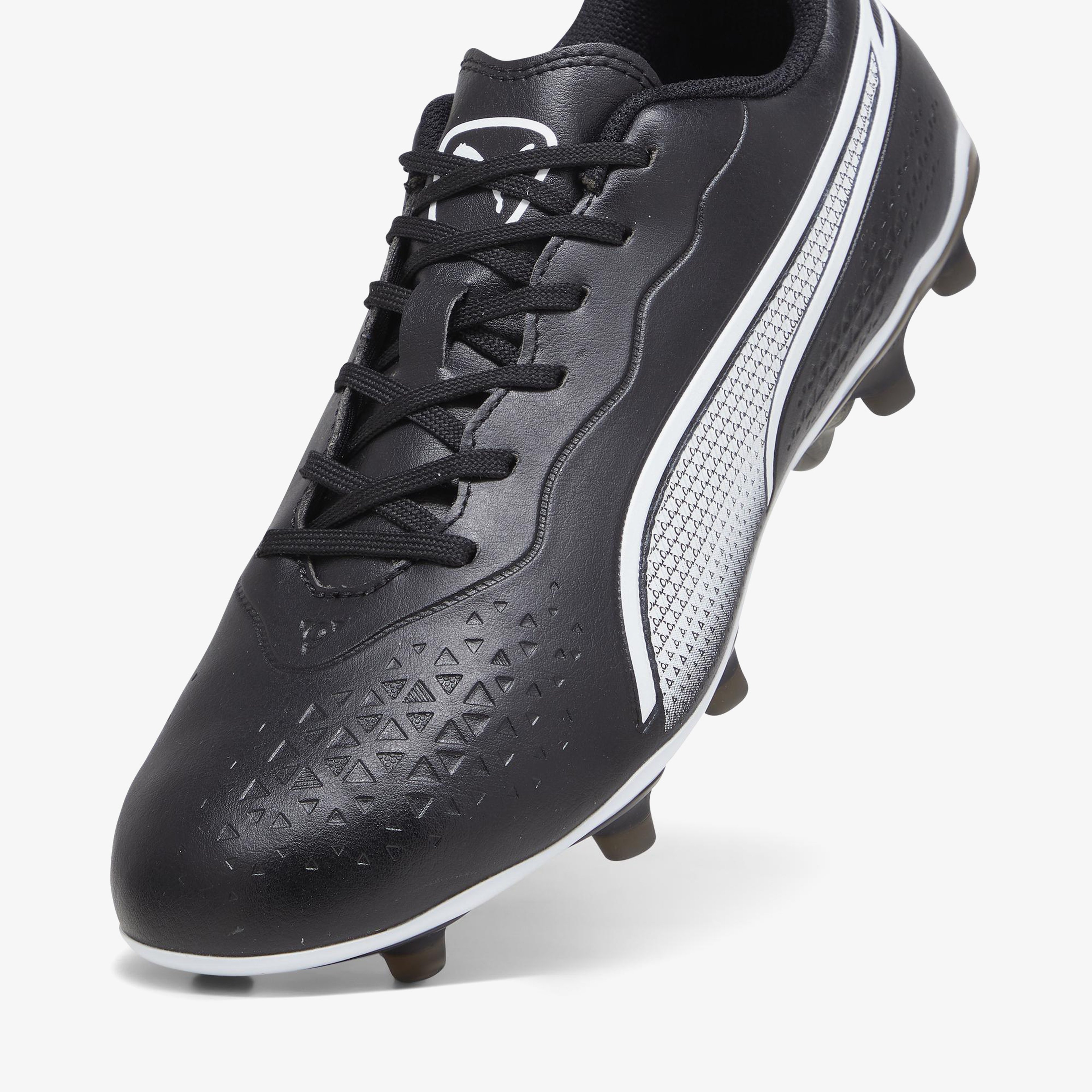 Puma King Match Fg/Ag Erkek Siyah Çim Saha Kramponu