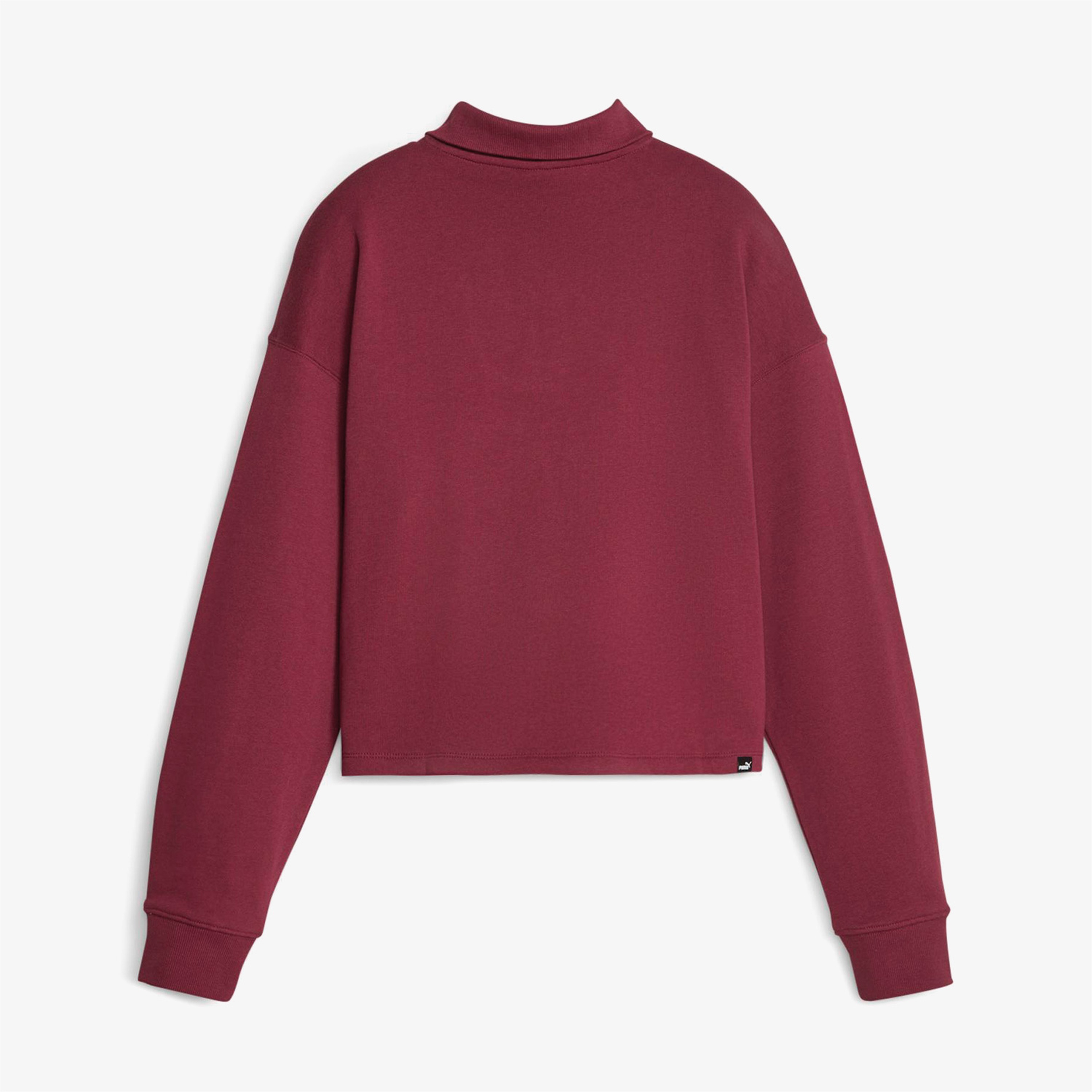 Puma Her High-Neck Kadın Bordo Günlük Sweatshirt