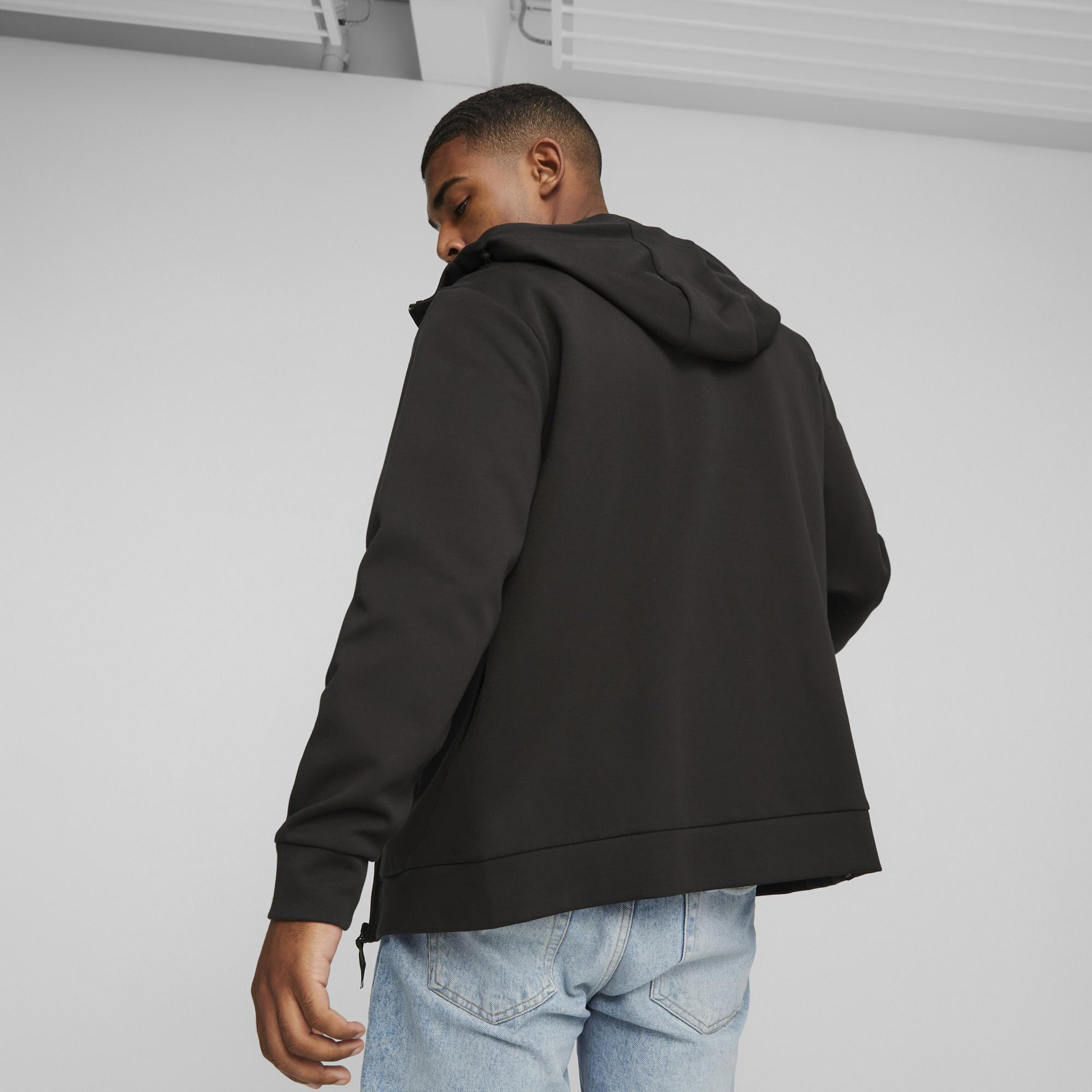 Puma Rad/Cal Full-Zip Erkek Siyah Günlük Sweatshirt