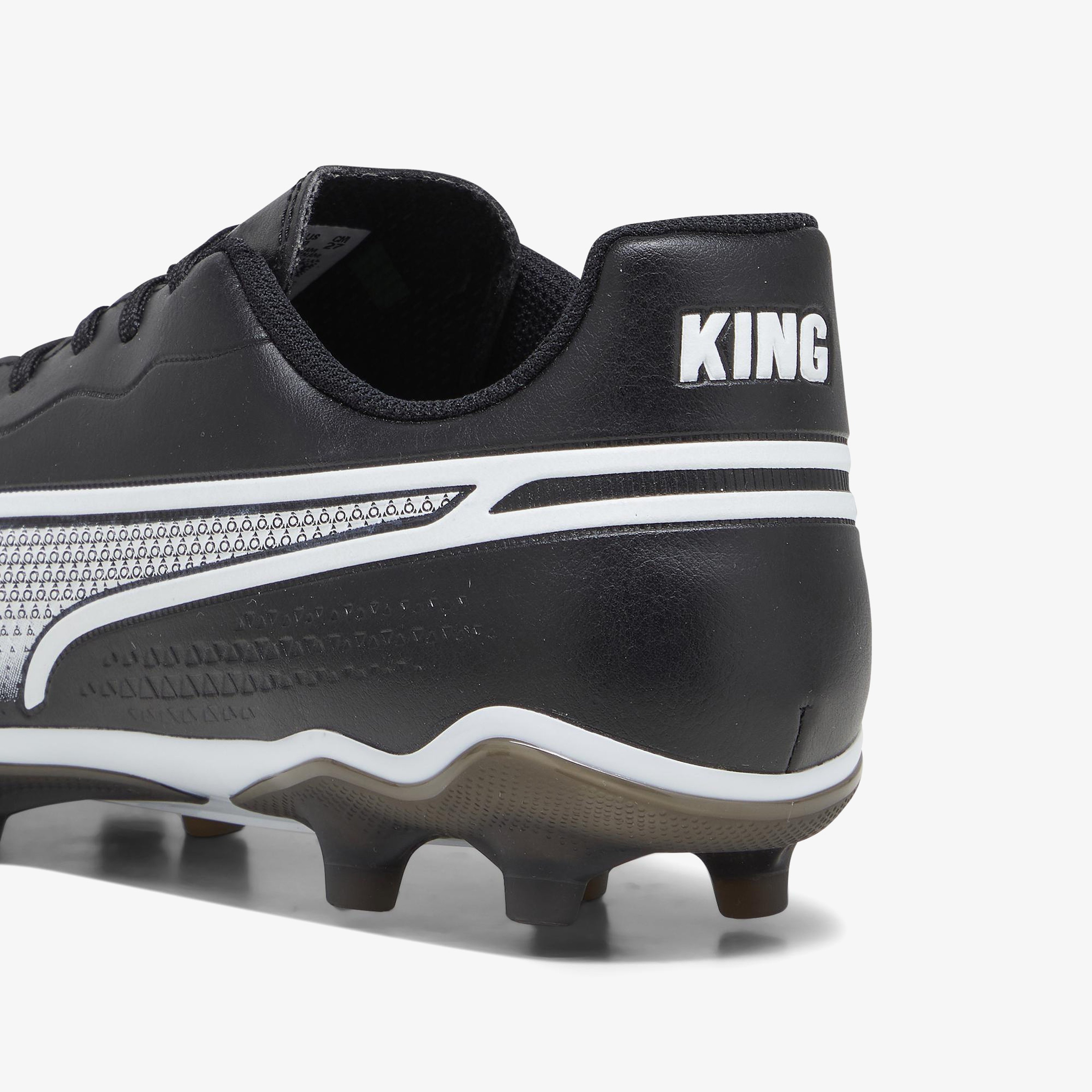 Puma King Match Fg/Ag Erkek Siyah Çim Saha Kramponu