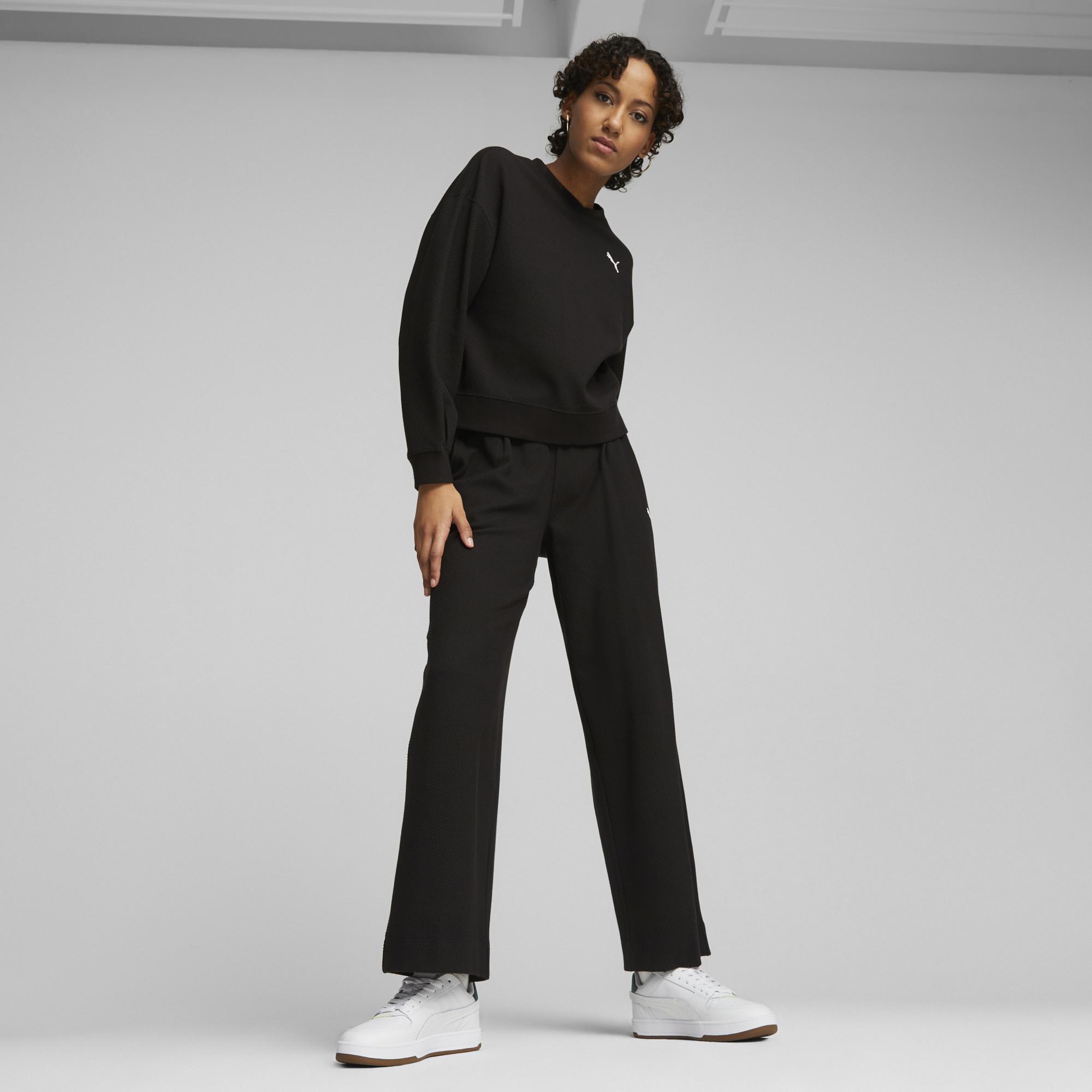 Puma Crew Kadın Siyah Günlük Sweatshirt