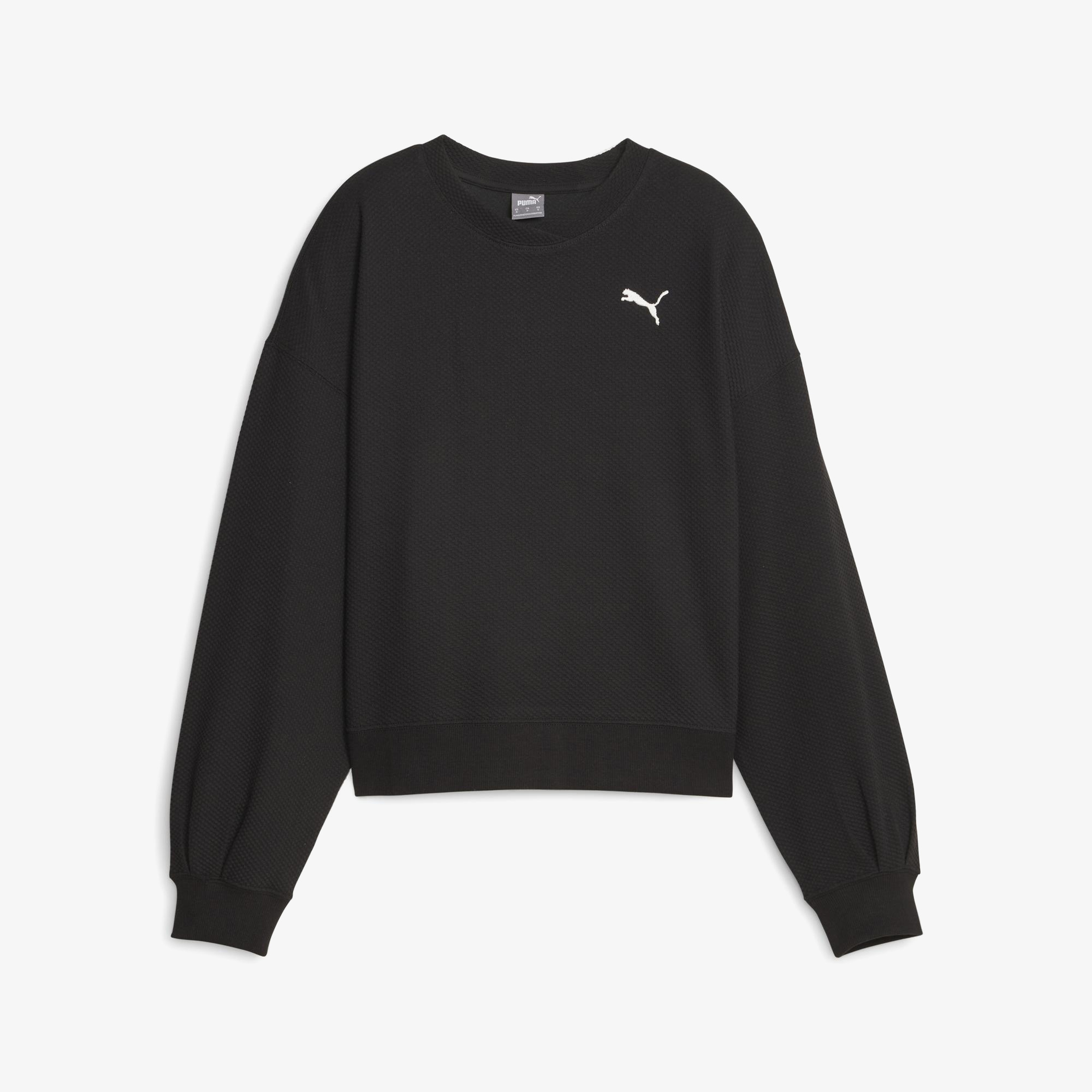 Puma Crew Kadın Siyah Günlük Sweatshirt