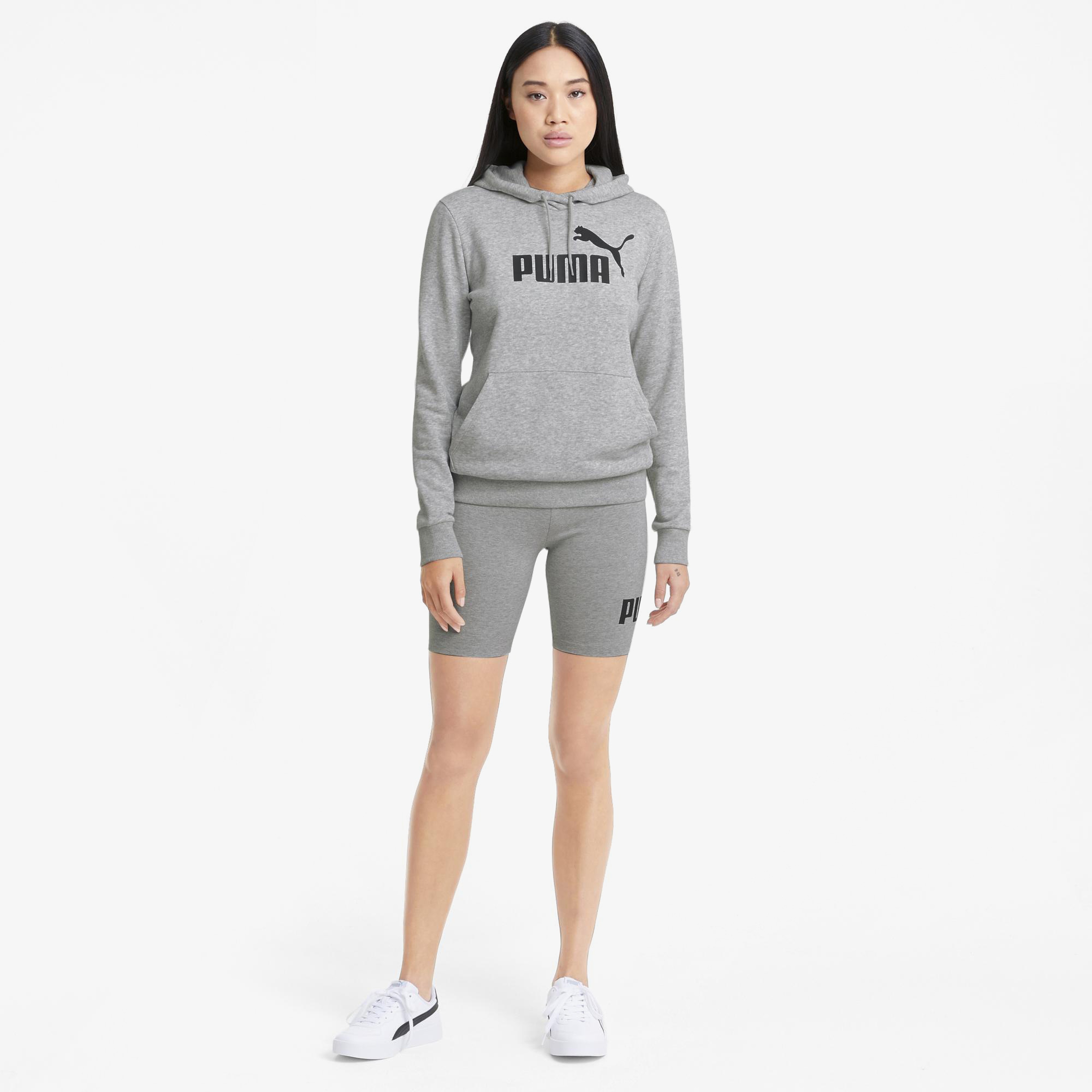 Puma Essentials Kadın Gri Günlük T-Sweatshirt