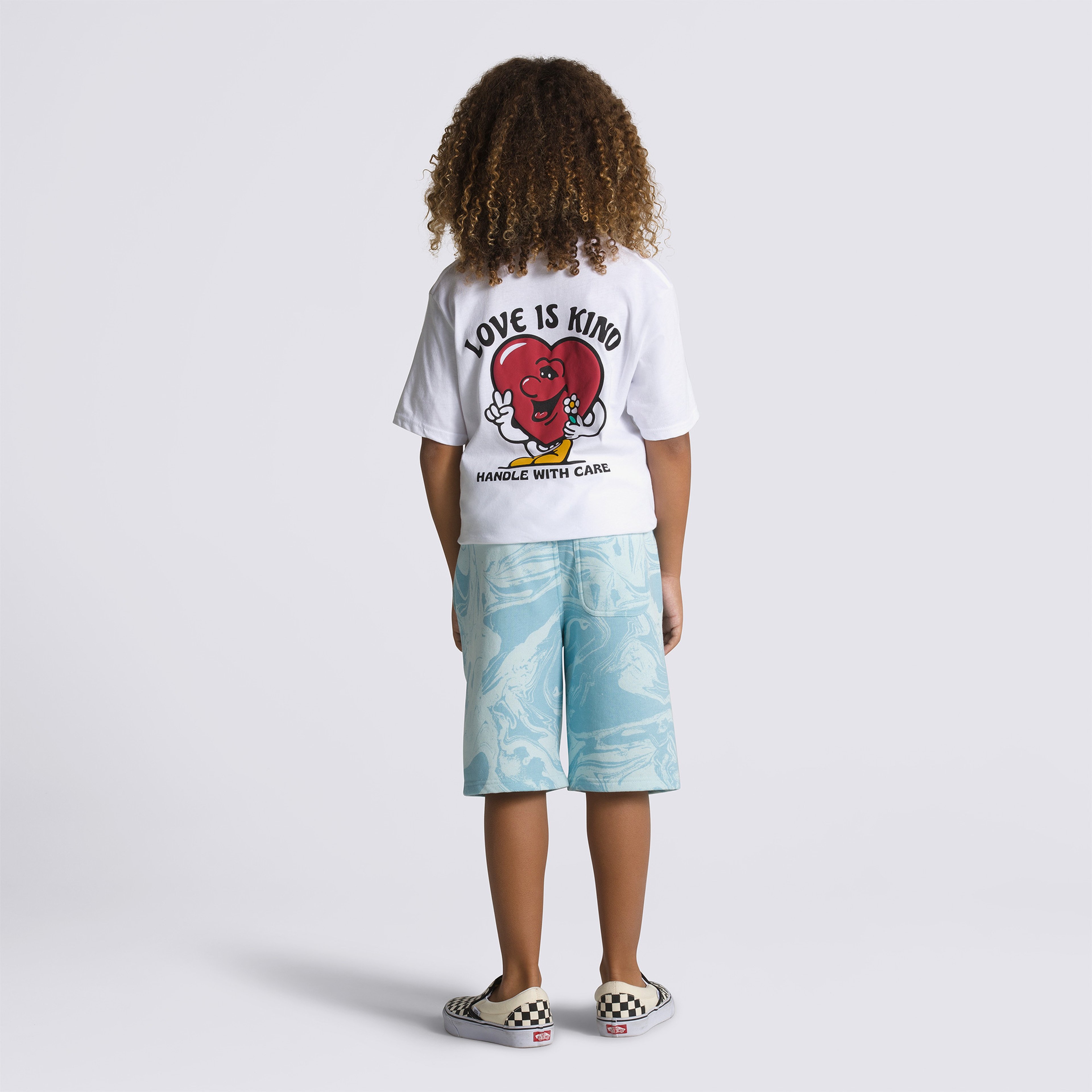 Vans Marble Fleece Çocuk Mavi Şort