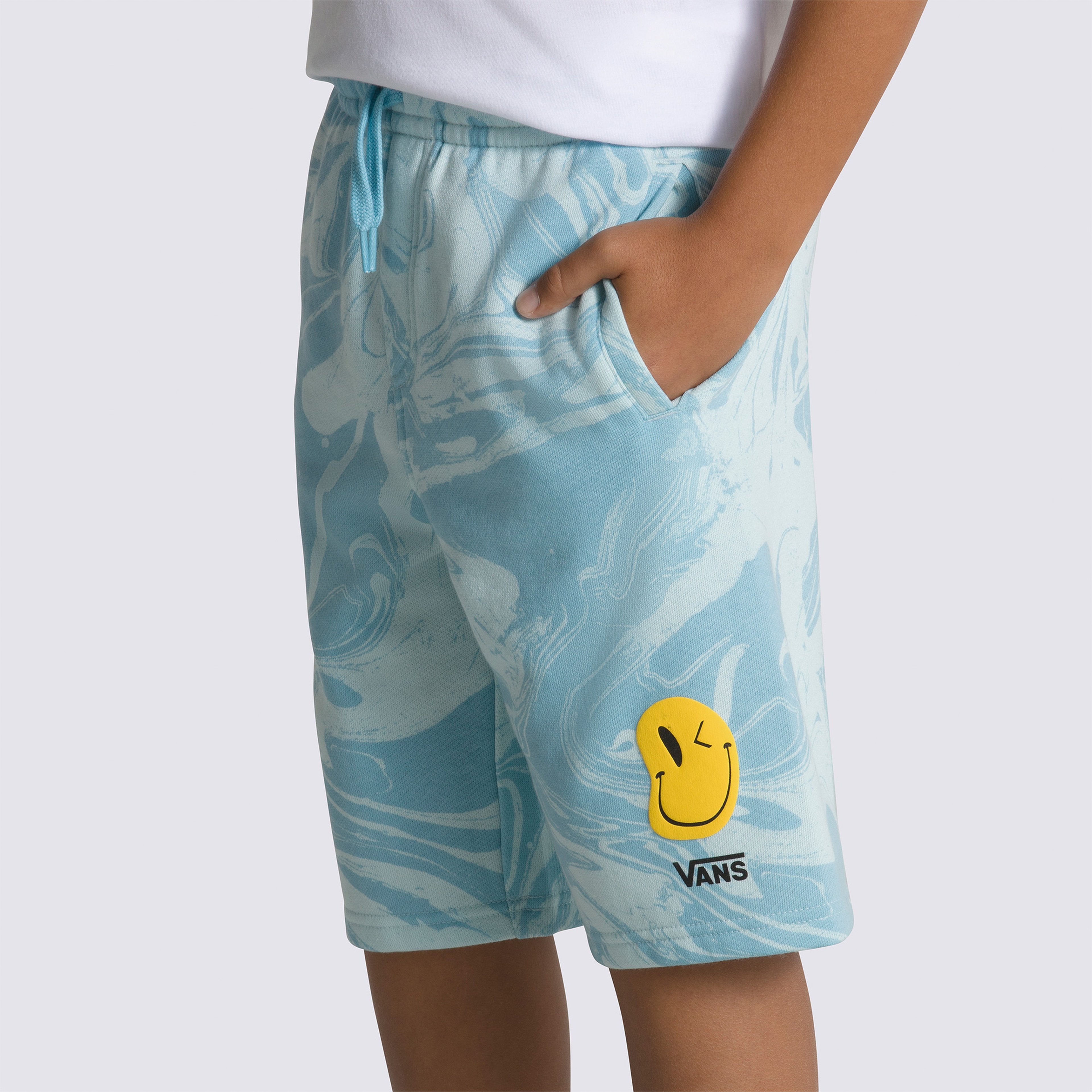 Vans Marble Fleece Çocuk Mavi Şort