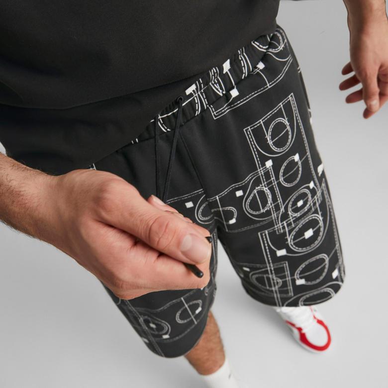 Puma Courtside Booste Erkek Siyah Şort