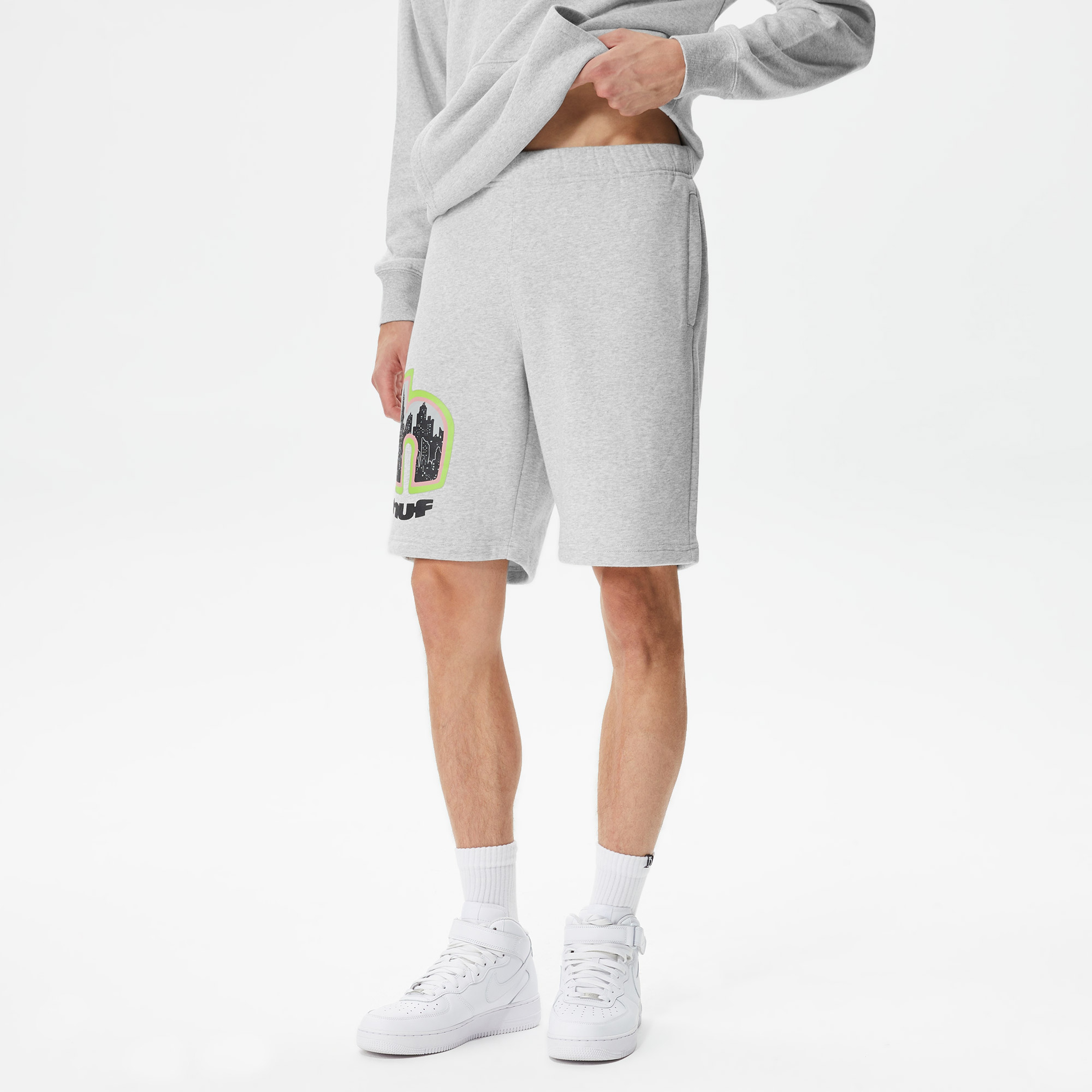 Huf All City Fleece Erkek Gri Şort