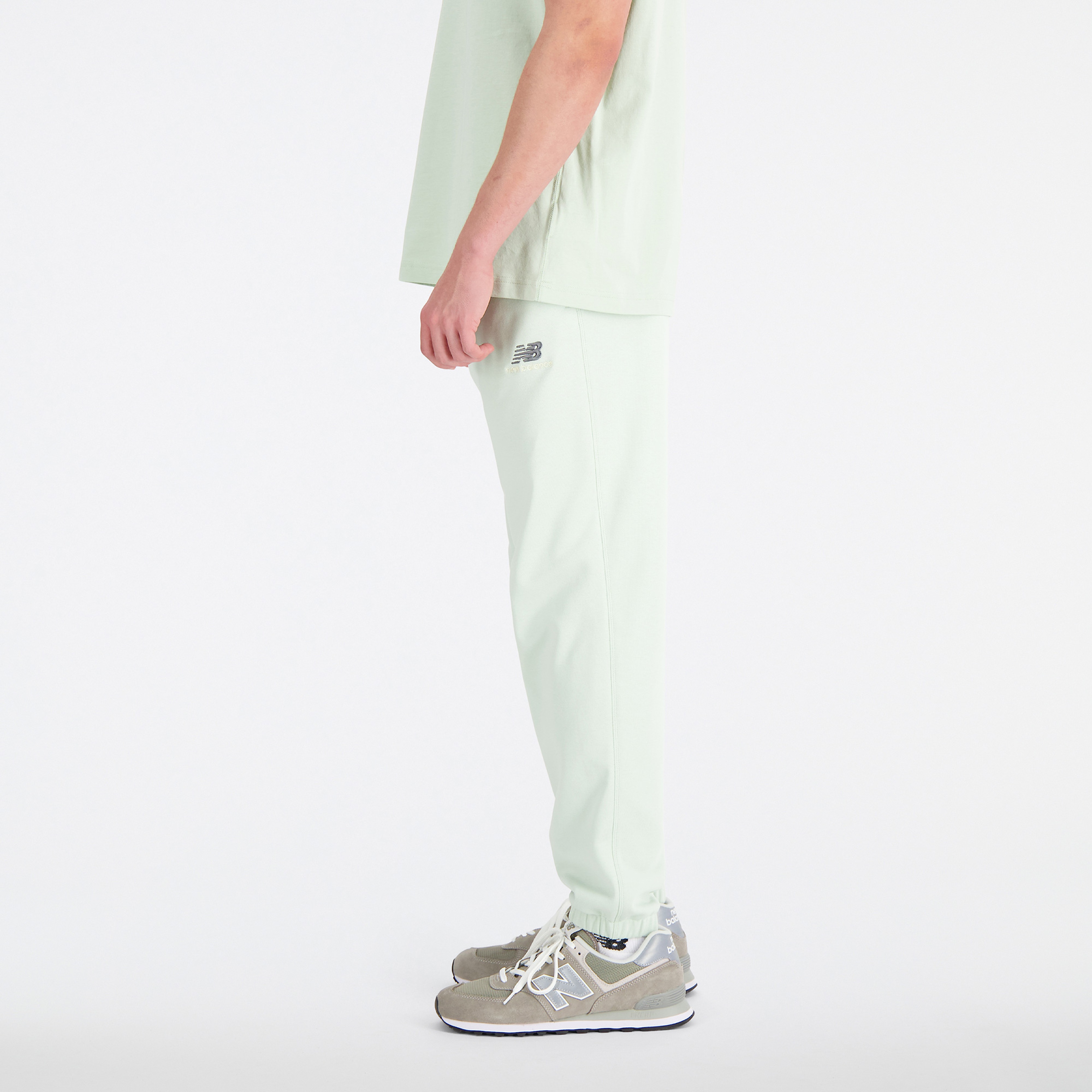 New Balance Uni-ssentials French Terry Kadın Yeşil Eşofman Altı