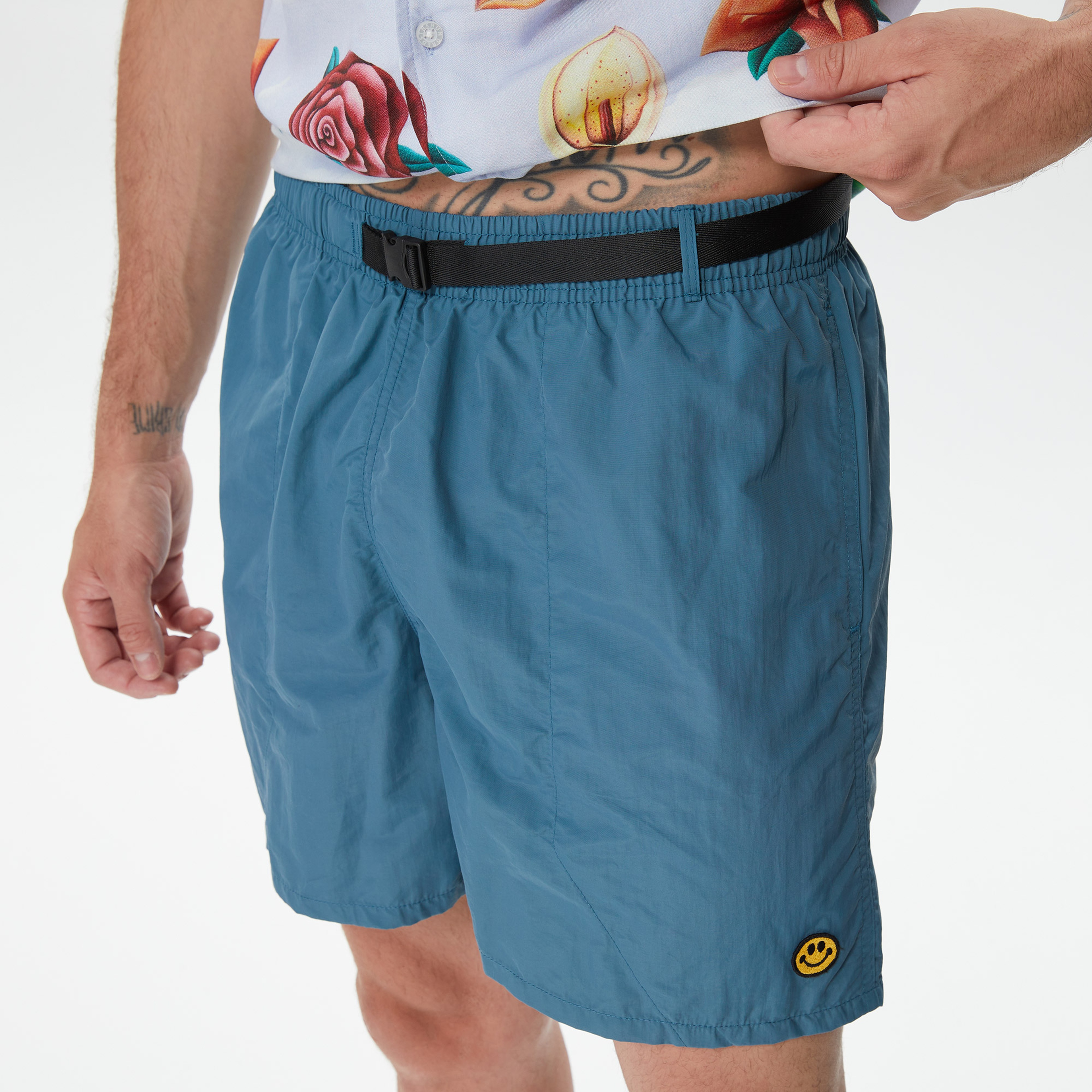 Market Smiley Tech Erkek Mavi Şort