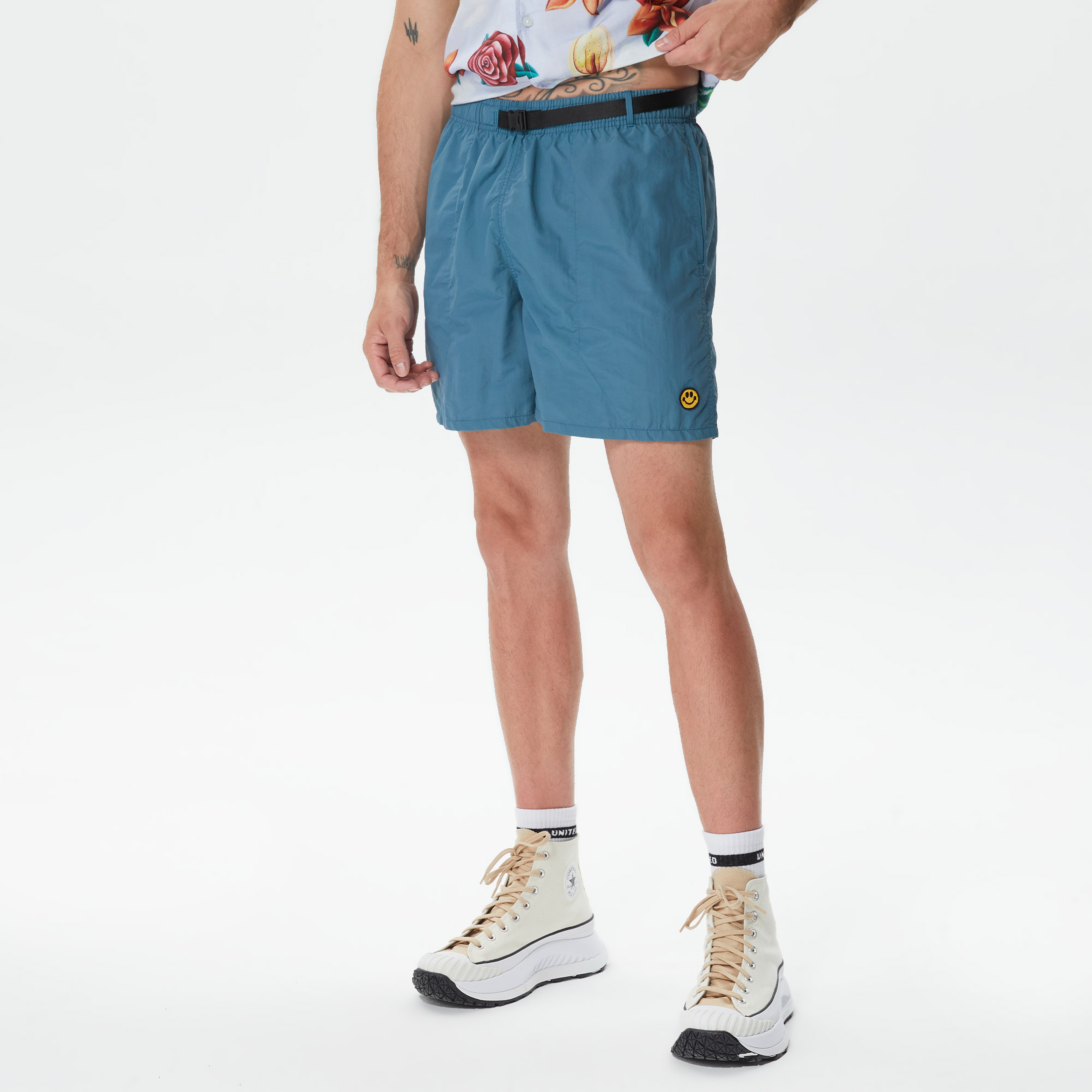 Market Smiley Tech Erkek Mavi Şort