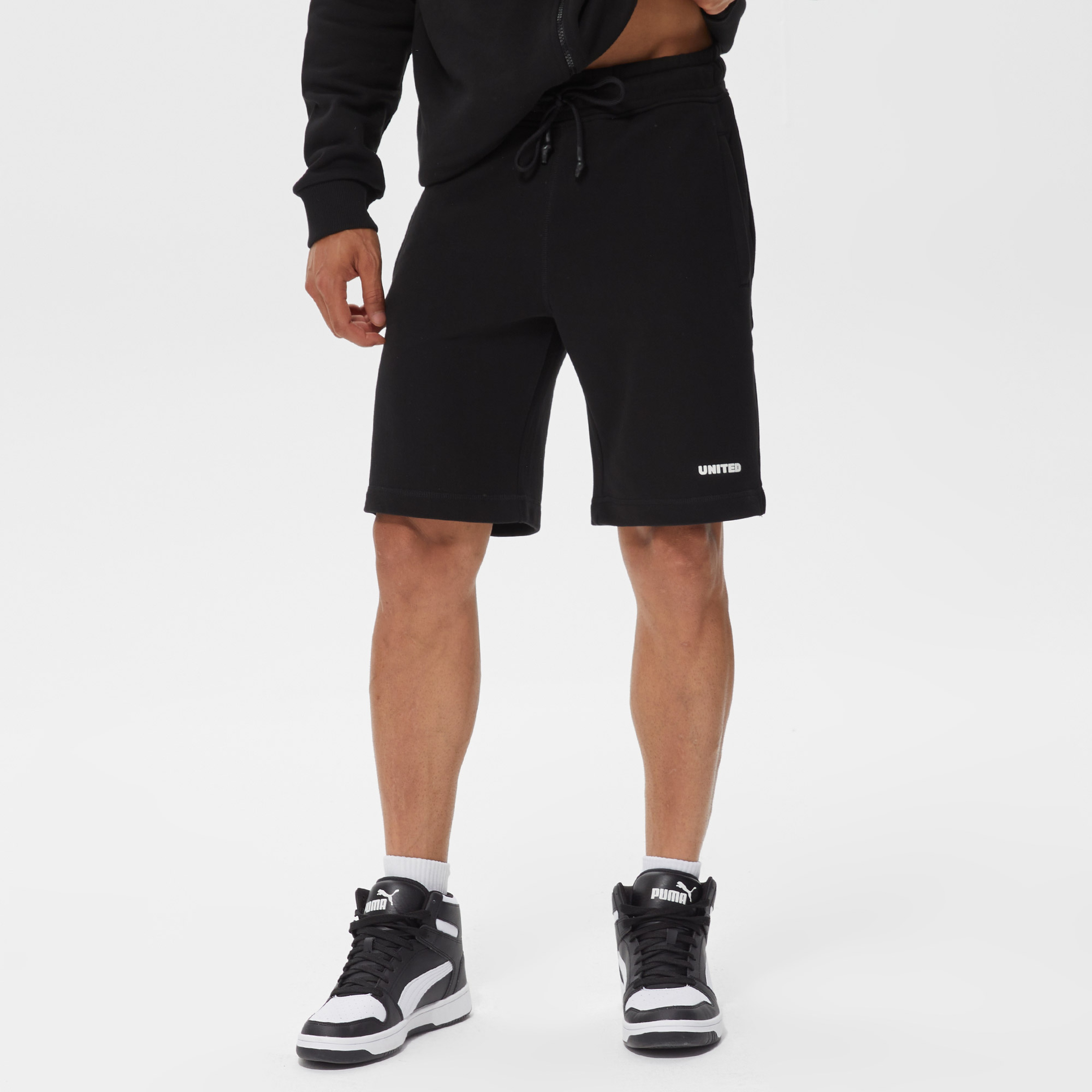 UNITED4 Erkek Siyah Şort