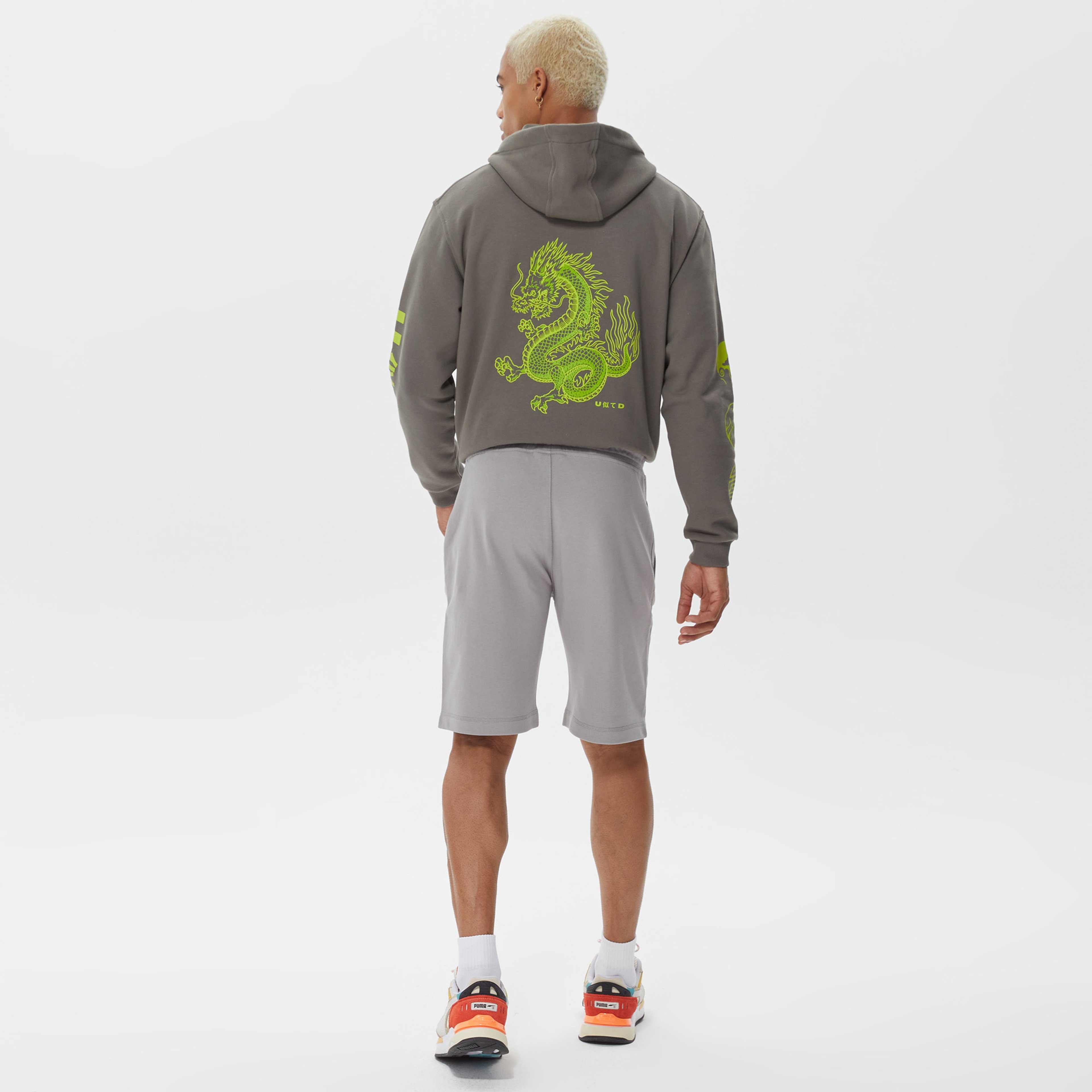 UNITED4 Erkek Gri Şort