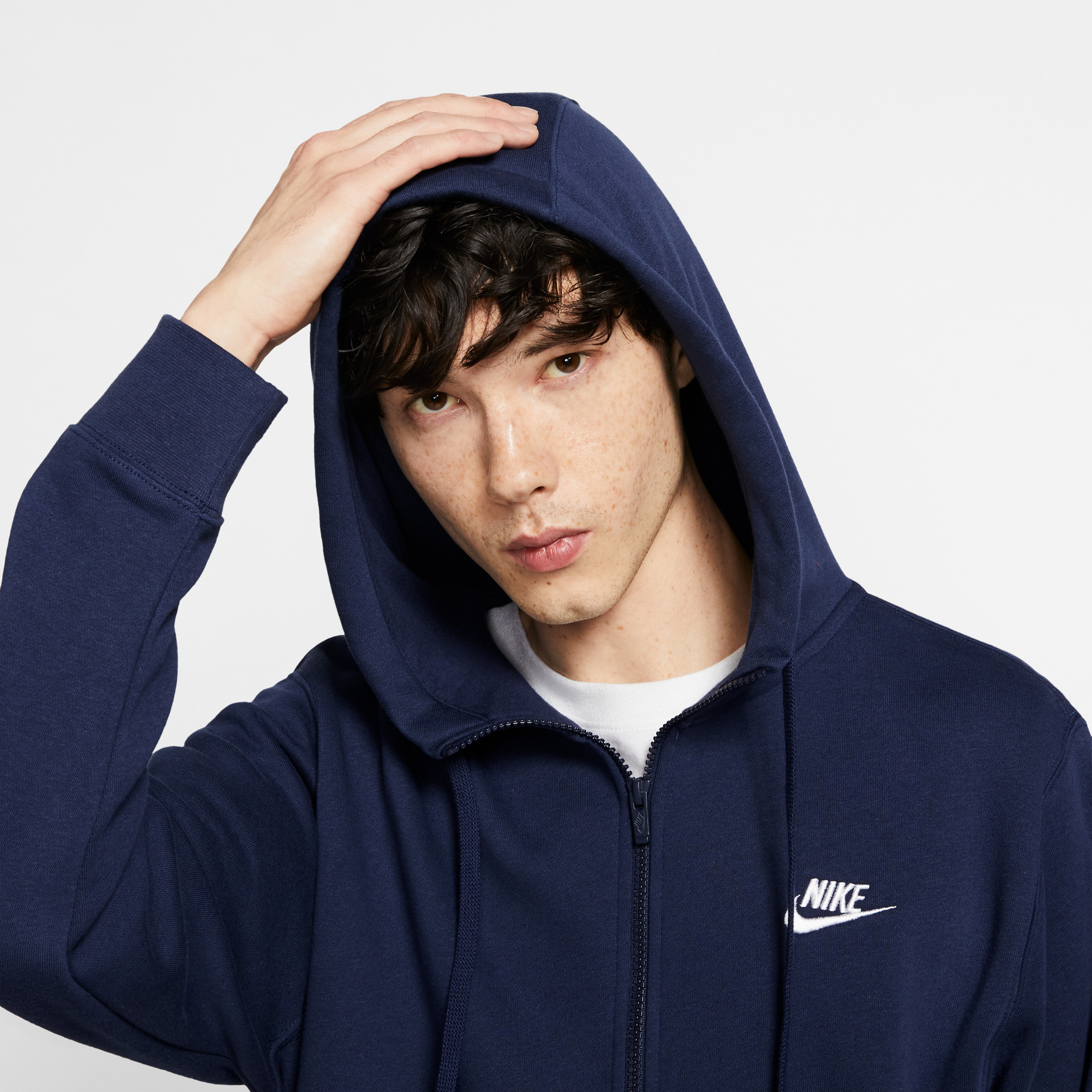 Nike Sportswear Club Fleece Erkek Lacivert Günlük Sweatshirt