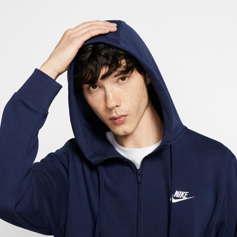 Nike Sportswear Club Fleece Erkek Lacivert Günlük Sweatshirt